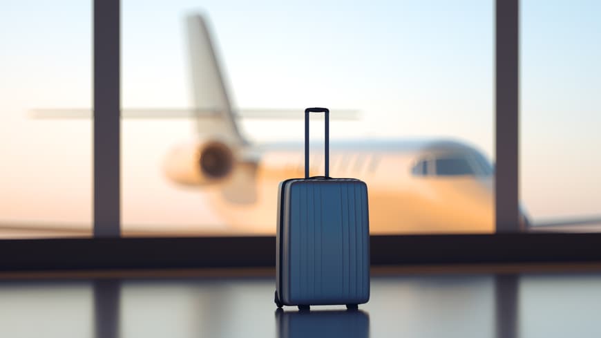Handgepäckkoffer Flugzeug