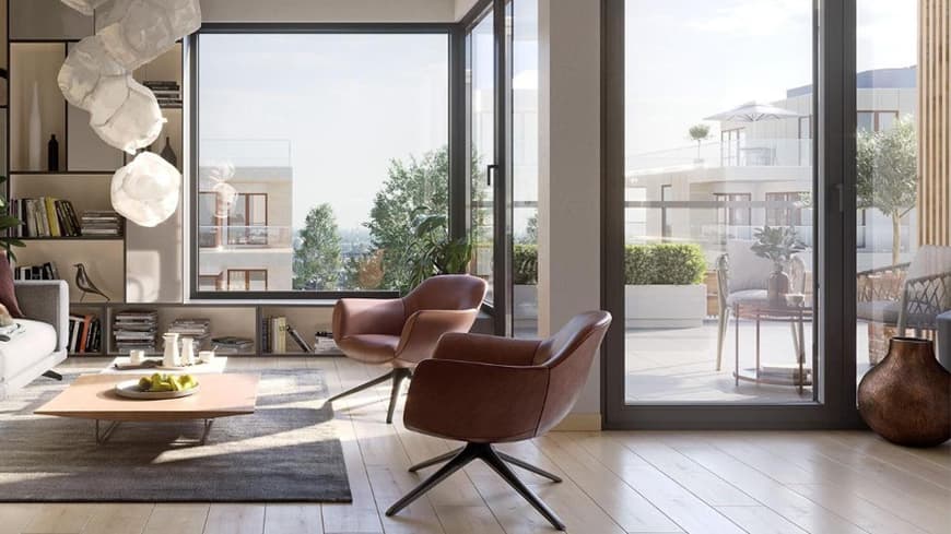Ein stylisches Wohnzimmer