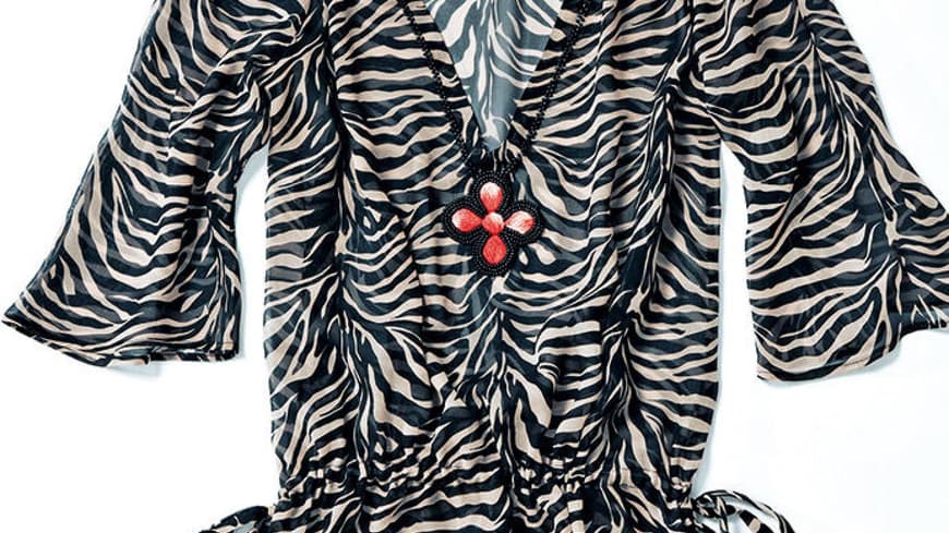 Zebra-Tunika von Kudibal
