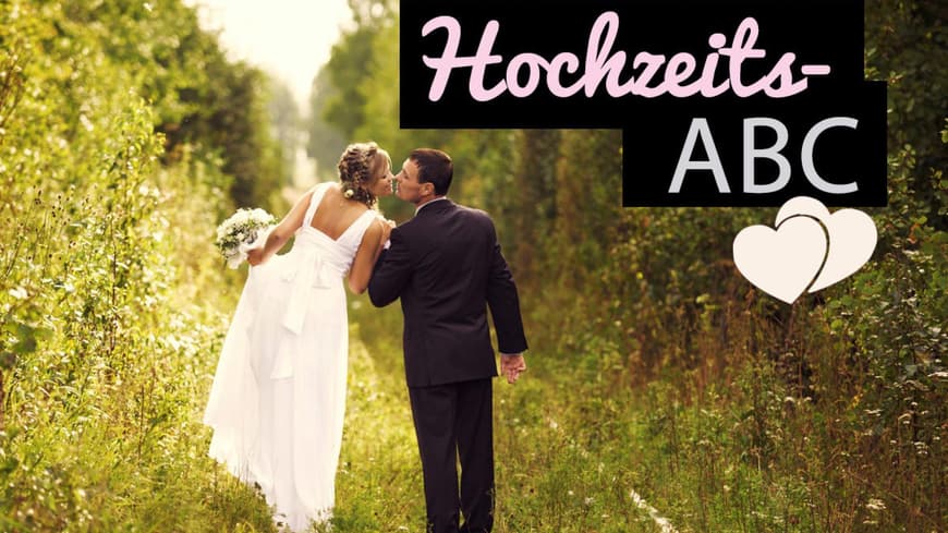 Hochzeits-ABC