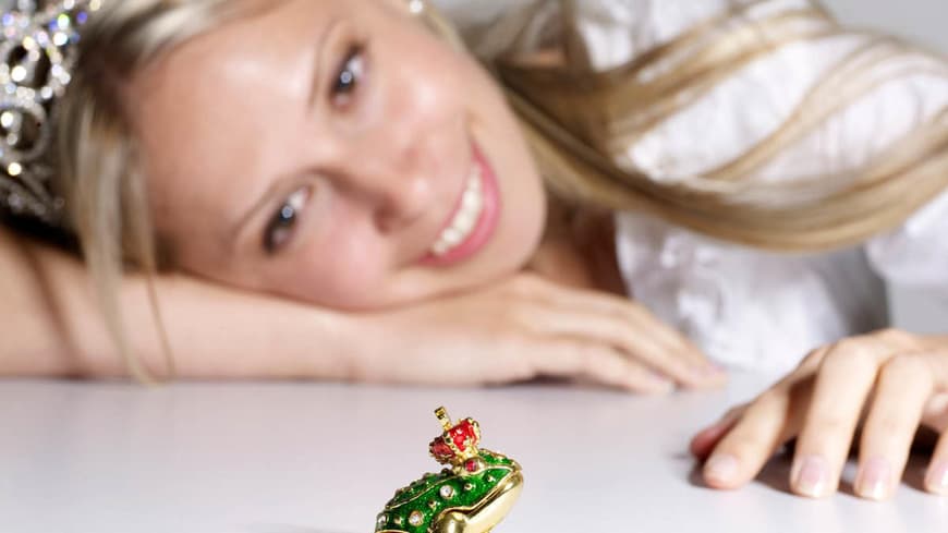 Prinzessin mit Frosch