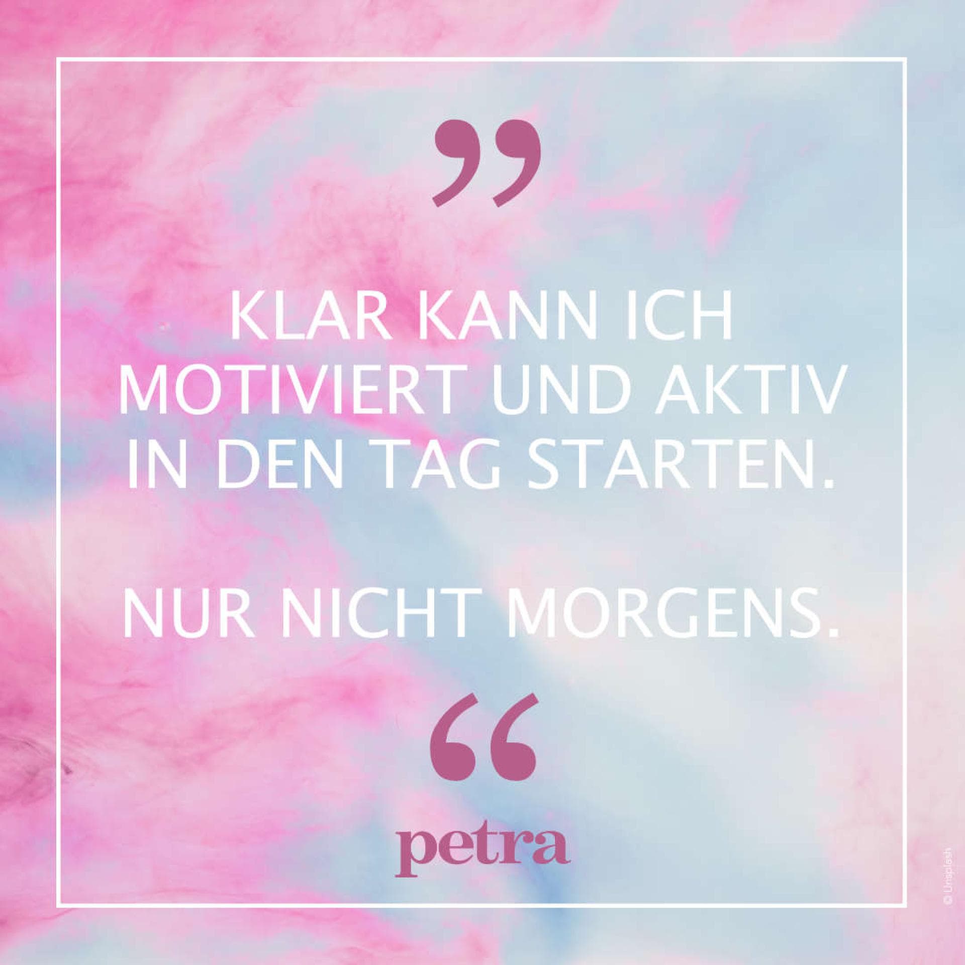 Spruch des Tages