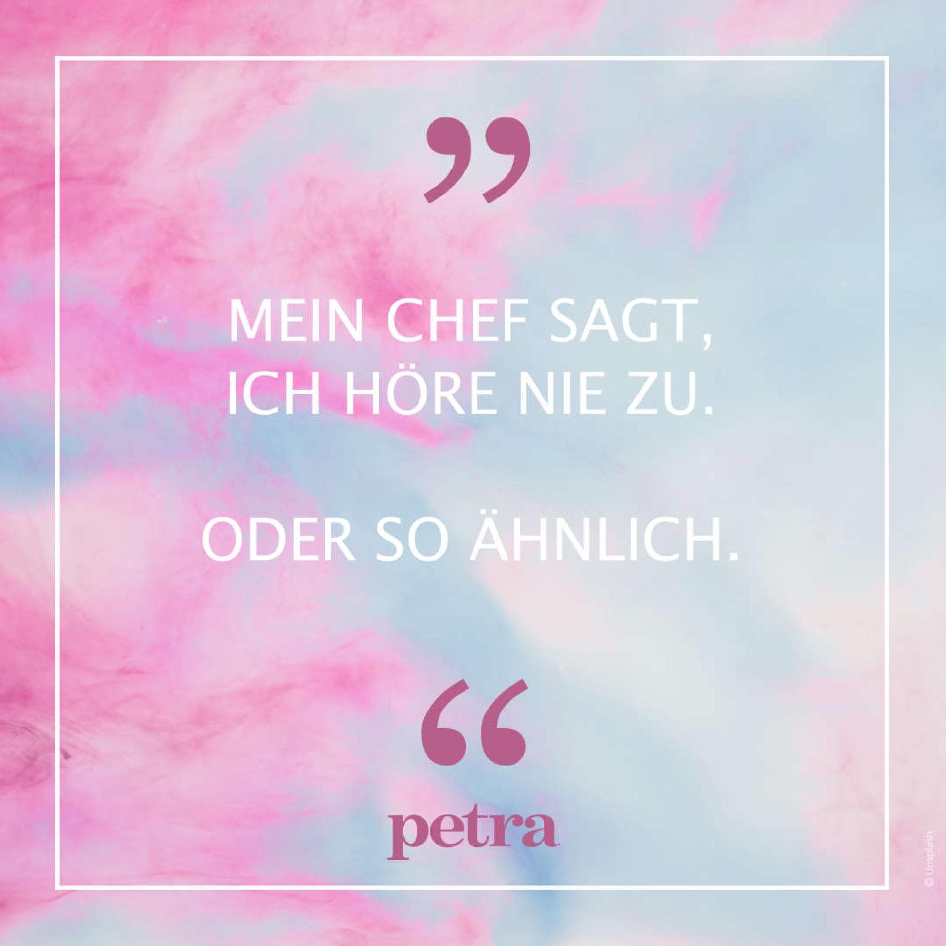 Spruch des Tages