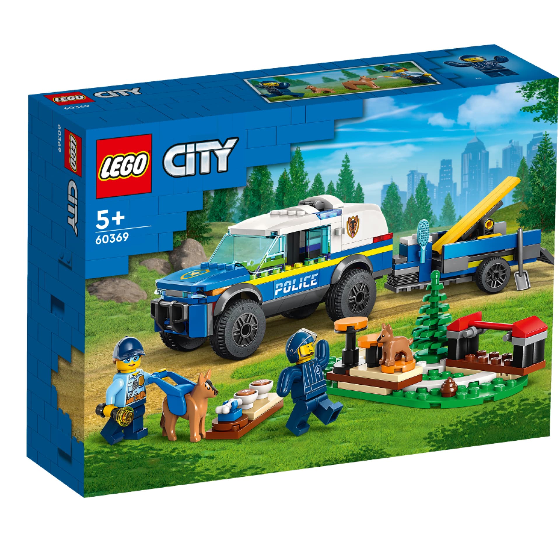 Mobiles Polizeihunde-Training, 60369Lego® City Mobiles Polizeihunde-Training, 60369