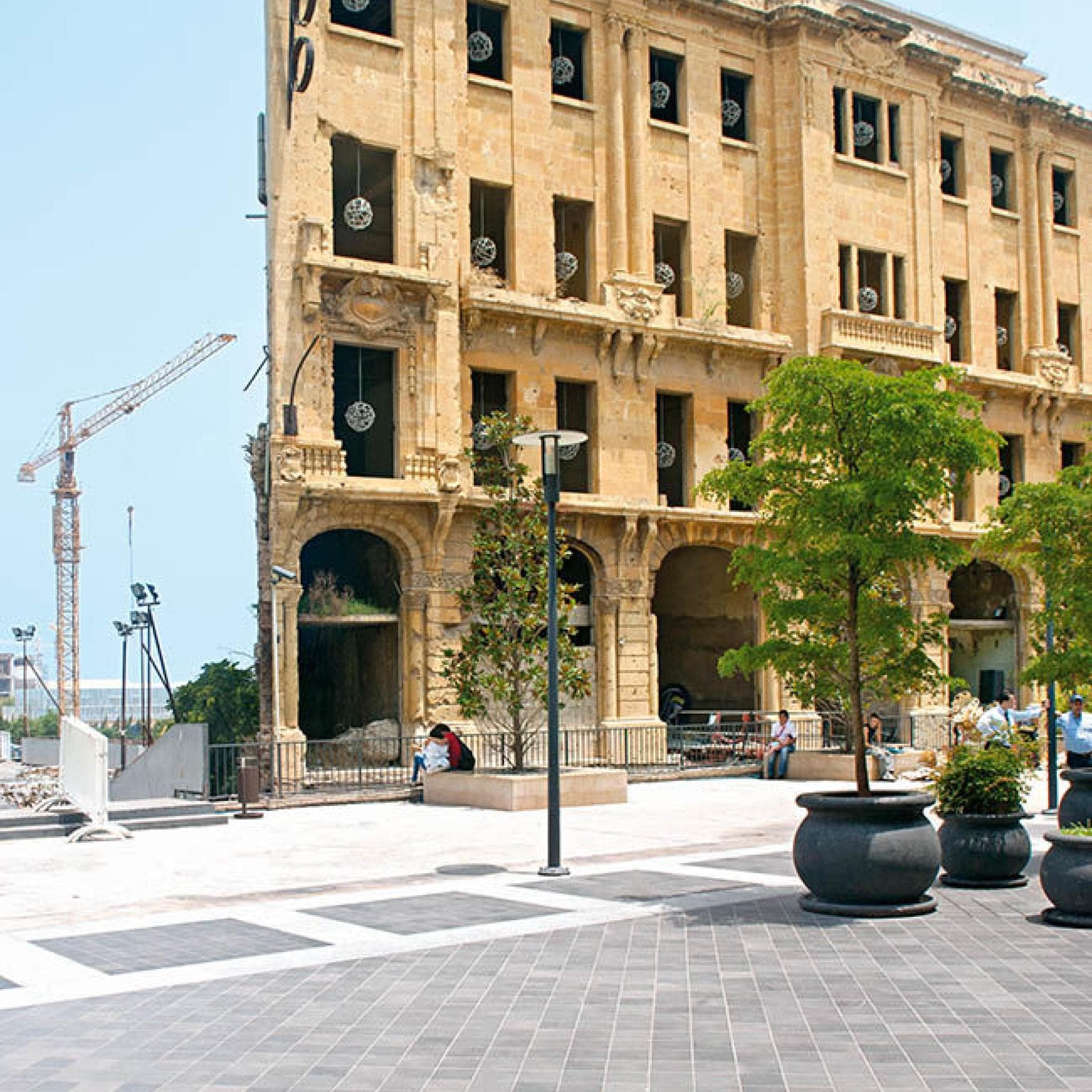 Häuserfronten in Beirut