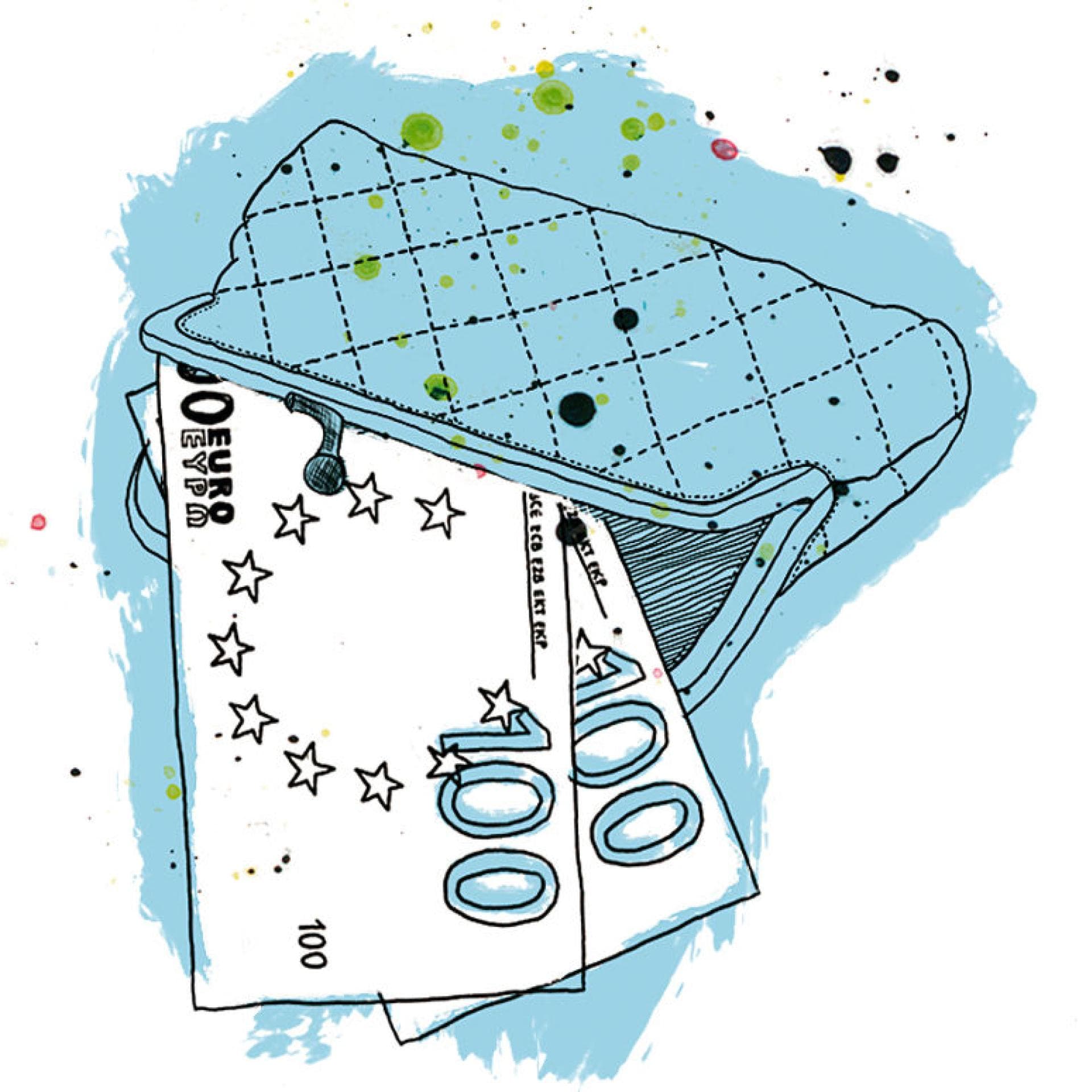 Illustration Geldbörse