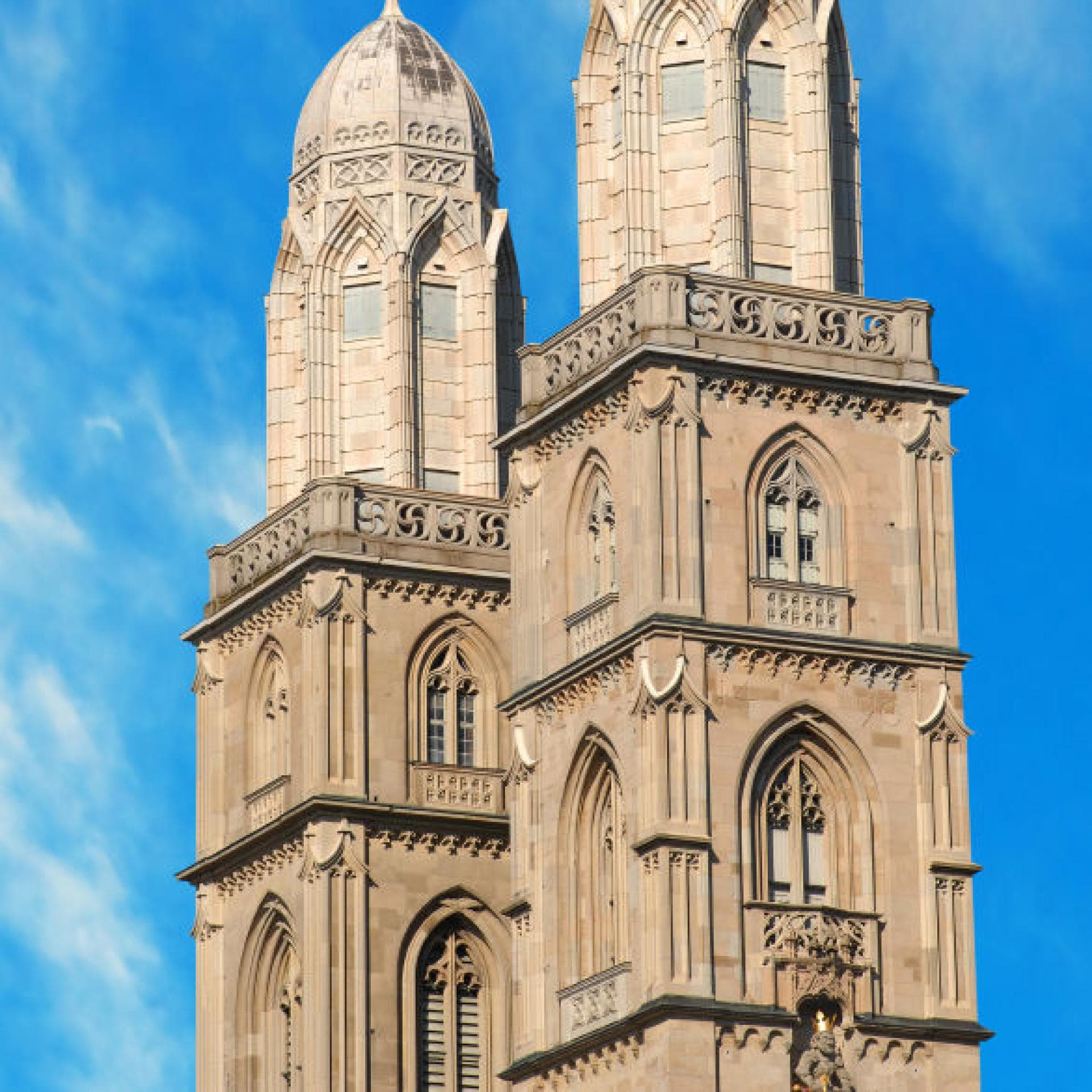 Großmünster-Türme in Zürich Großmünster-Türme in Zürich