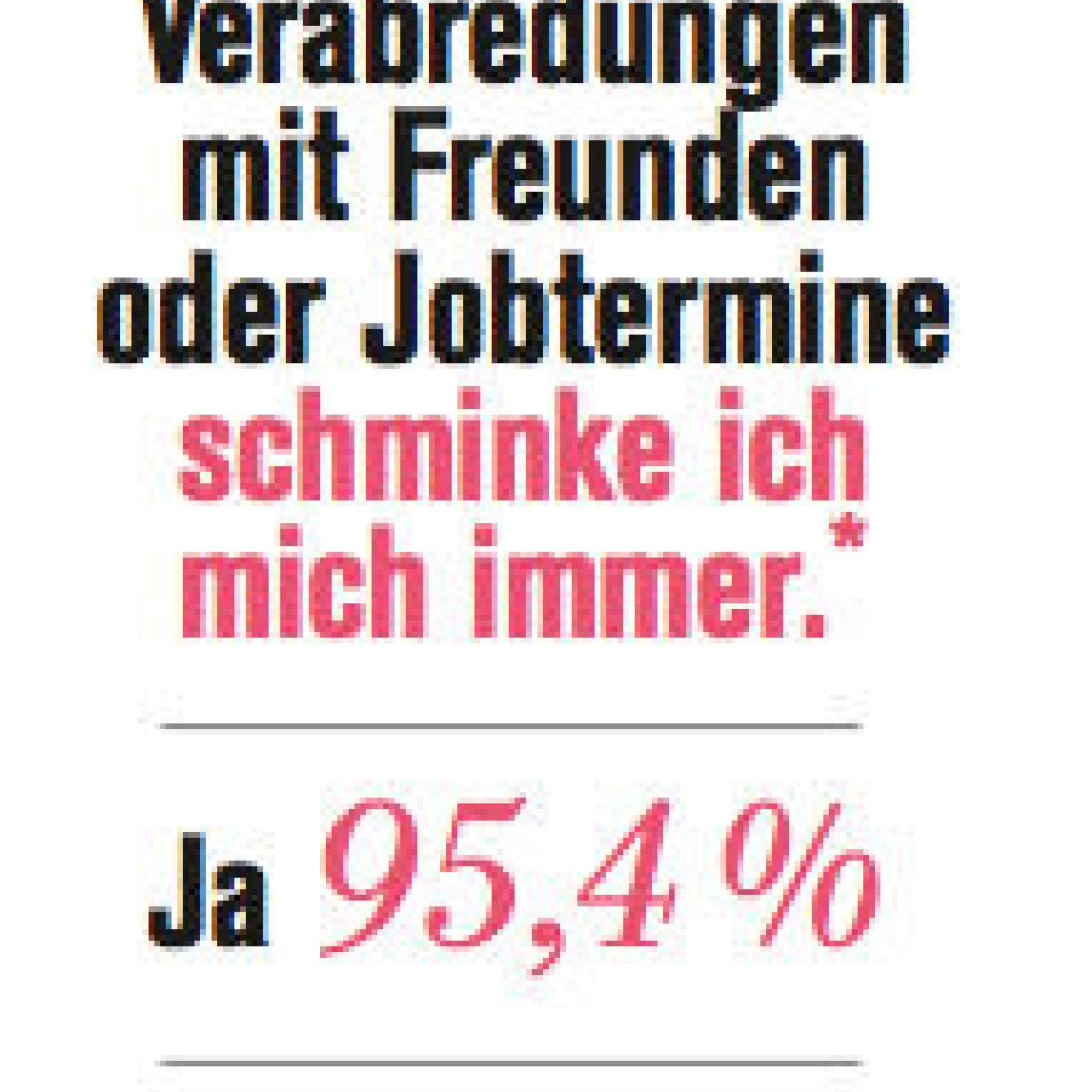 Ganz ohne Make-up