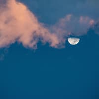 Mond am Himmel