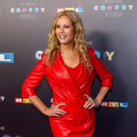 Katja Burkhard ist eine bekannte Moderatorin in Deutschland. Katja Burkhard auf dem roten Teppich.