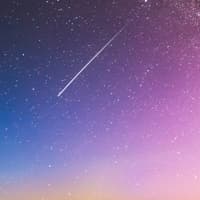 Sternschnuppe am Himmel