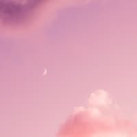 Für welche 3 Sternzeichen sich bis Ende Mai noch alles zum Positiven wendet, erfährst du hier. Pinker Nachthimmel mit Mond