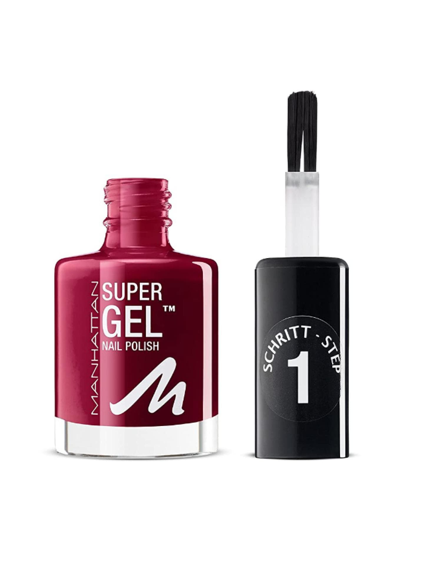 Nagellack Manhattan Super Gel Bordeauy