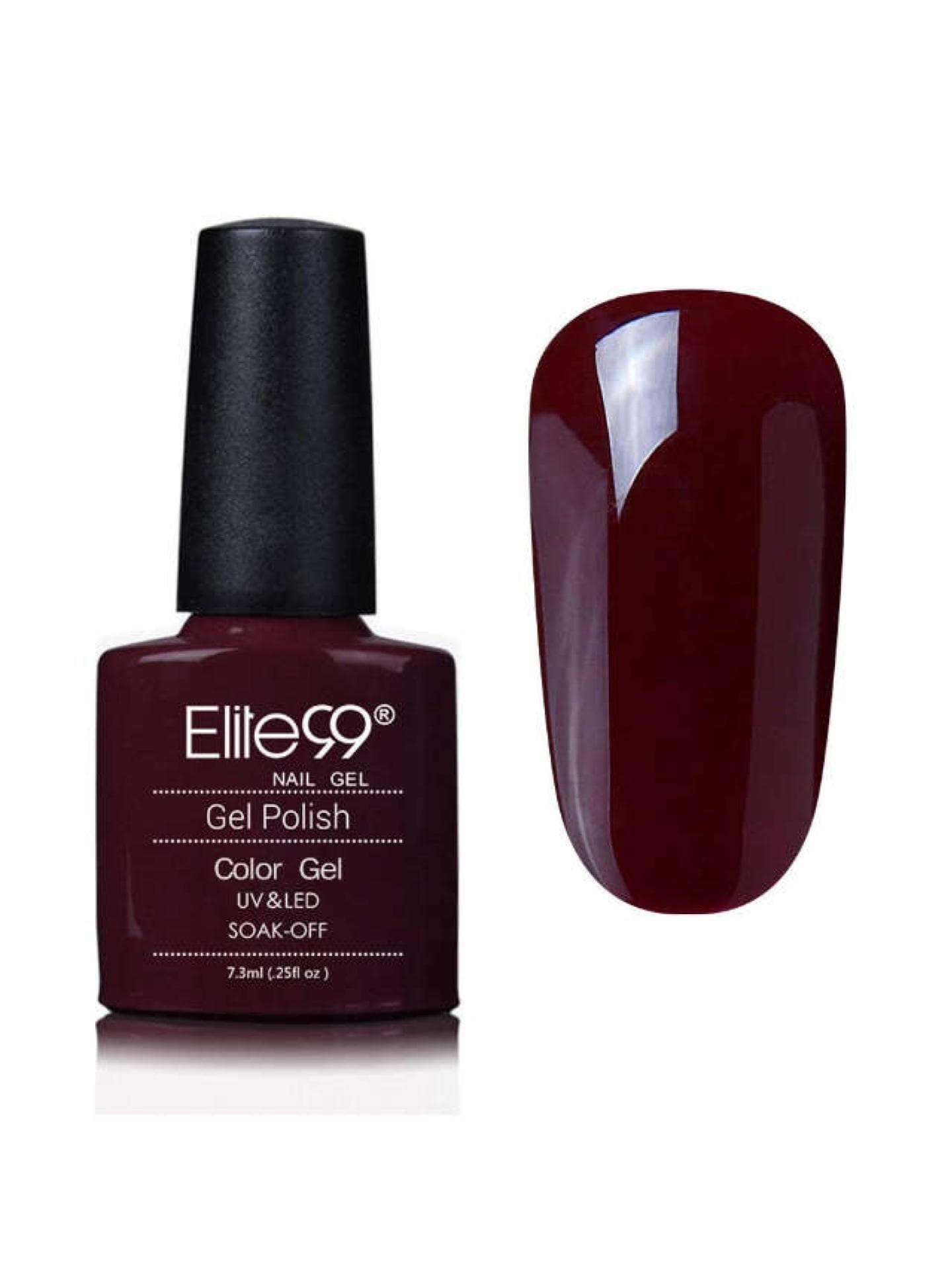 Nagellack Gelnagellack Elite lila dunkel