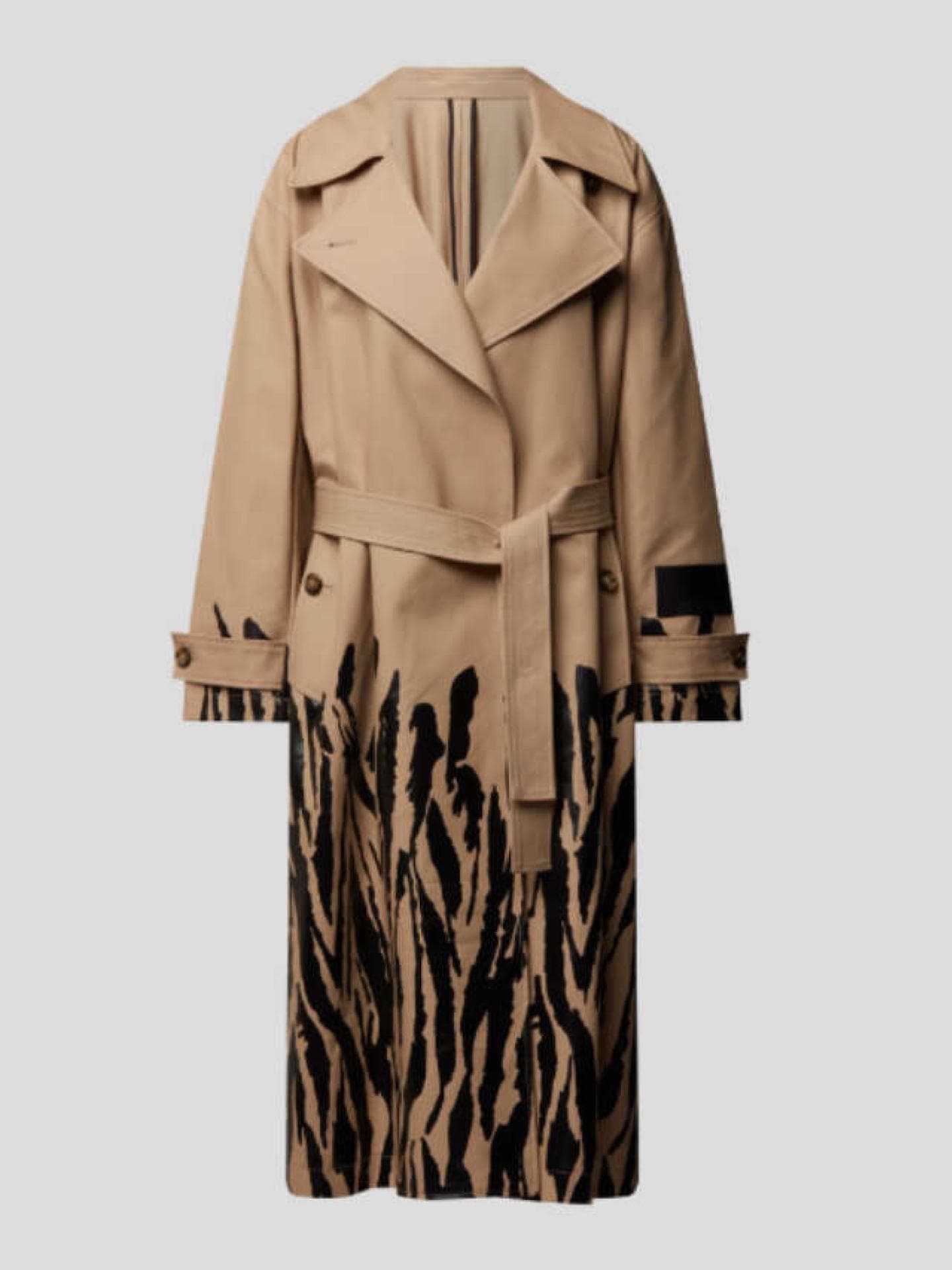 Trenchcoat mit Animal-Print von MSGM