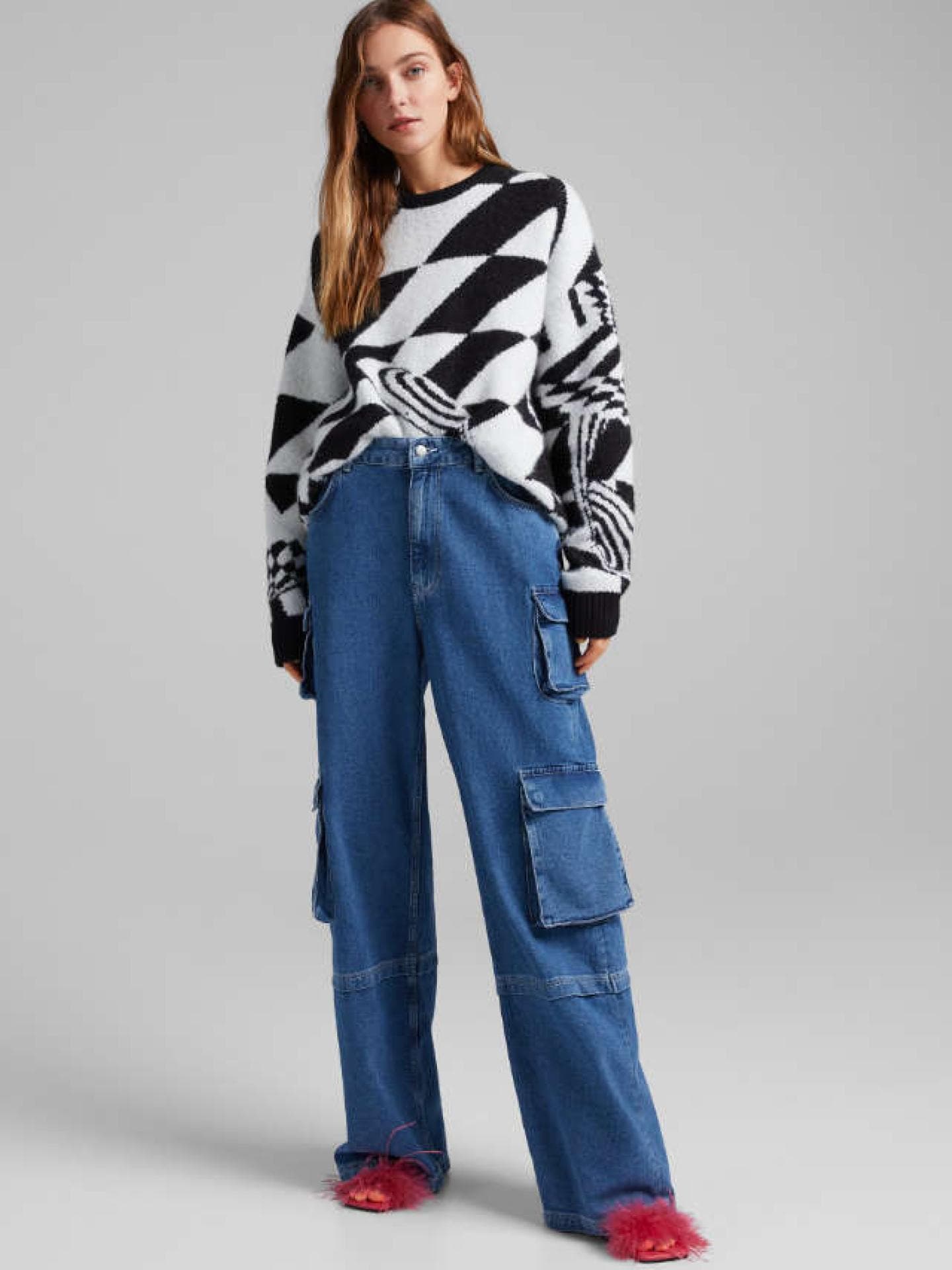 Cargo-Jeans Bershka