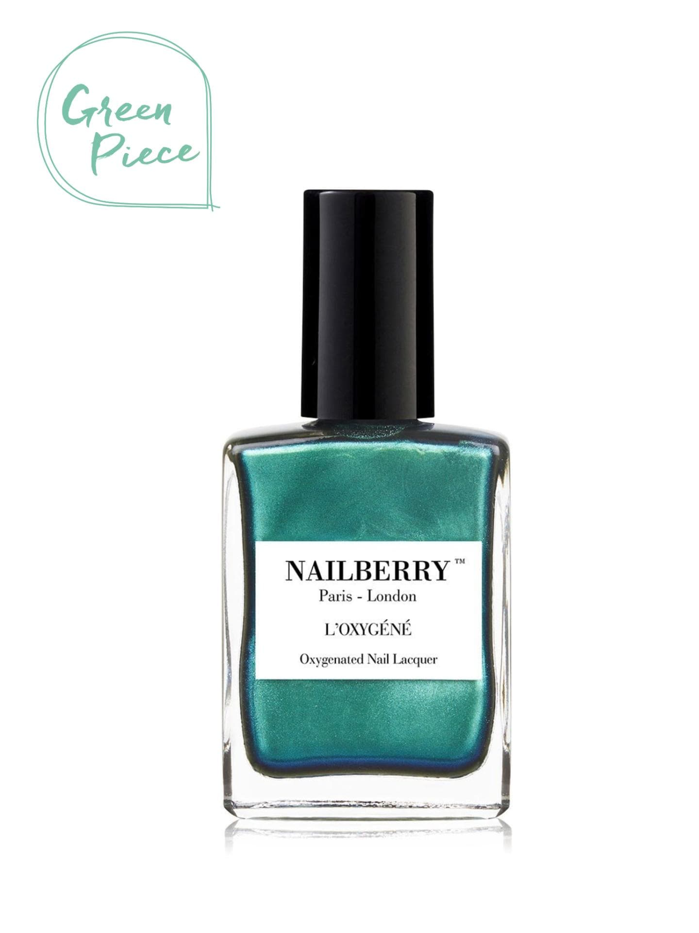 Nagellack Nailberry gruen schimmer green piece