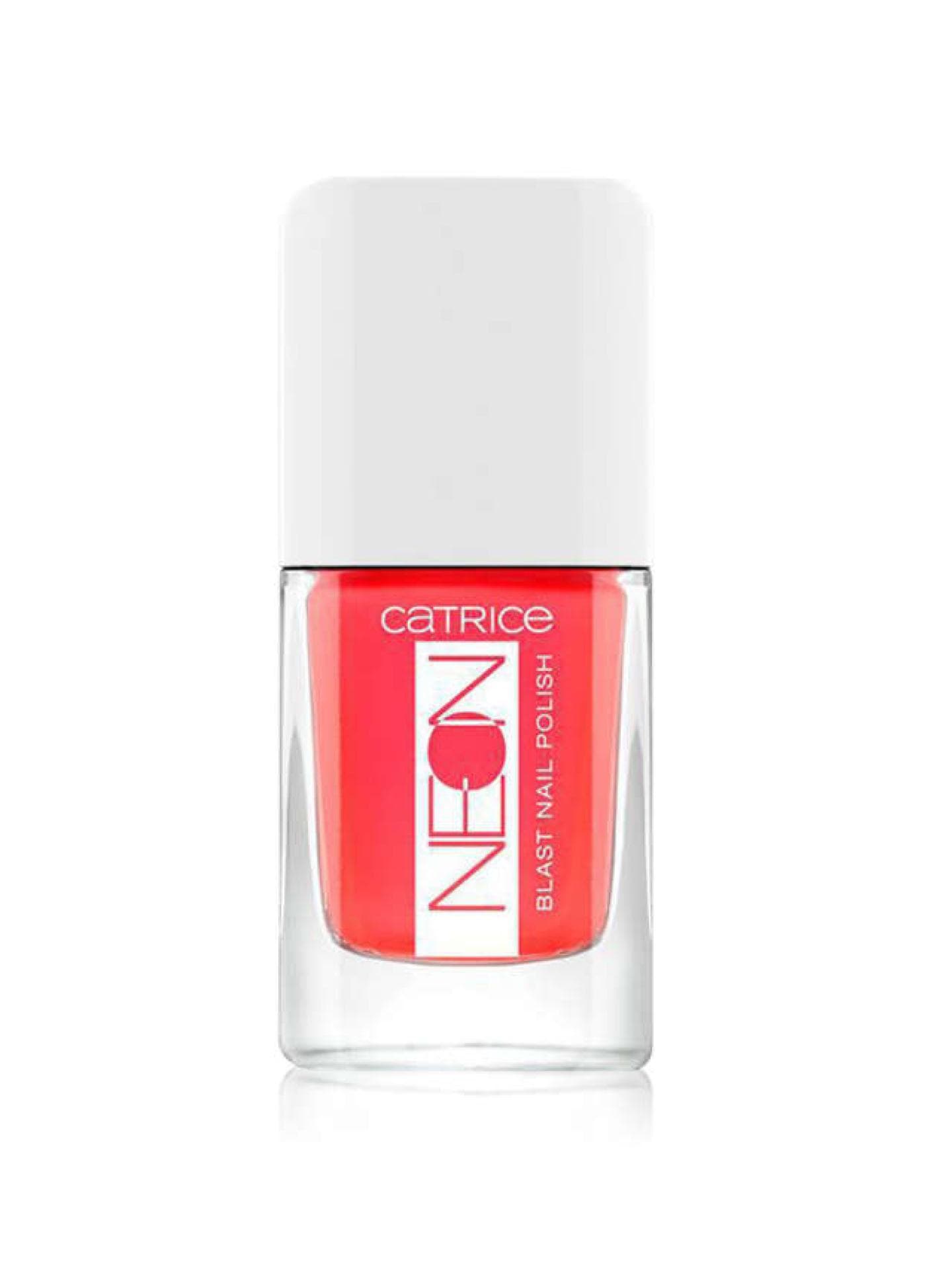 Nagellack catrice neon koralle rot