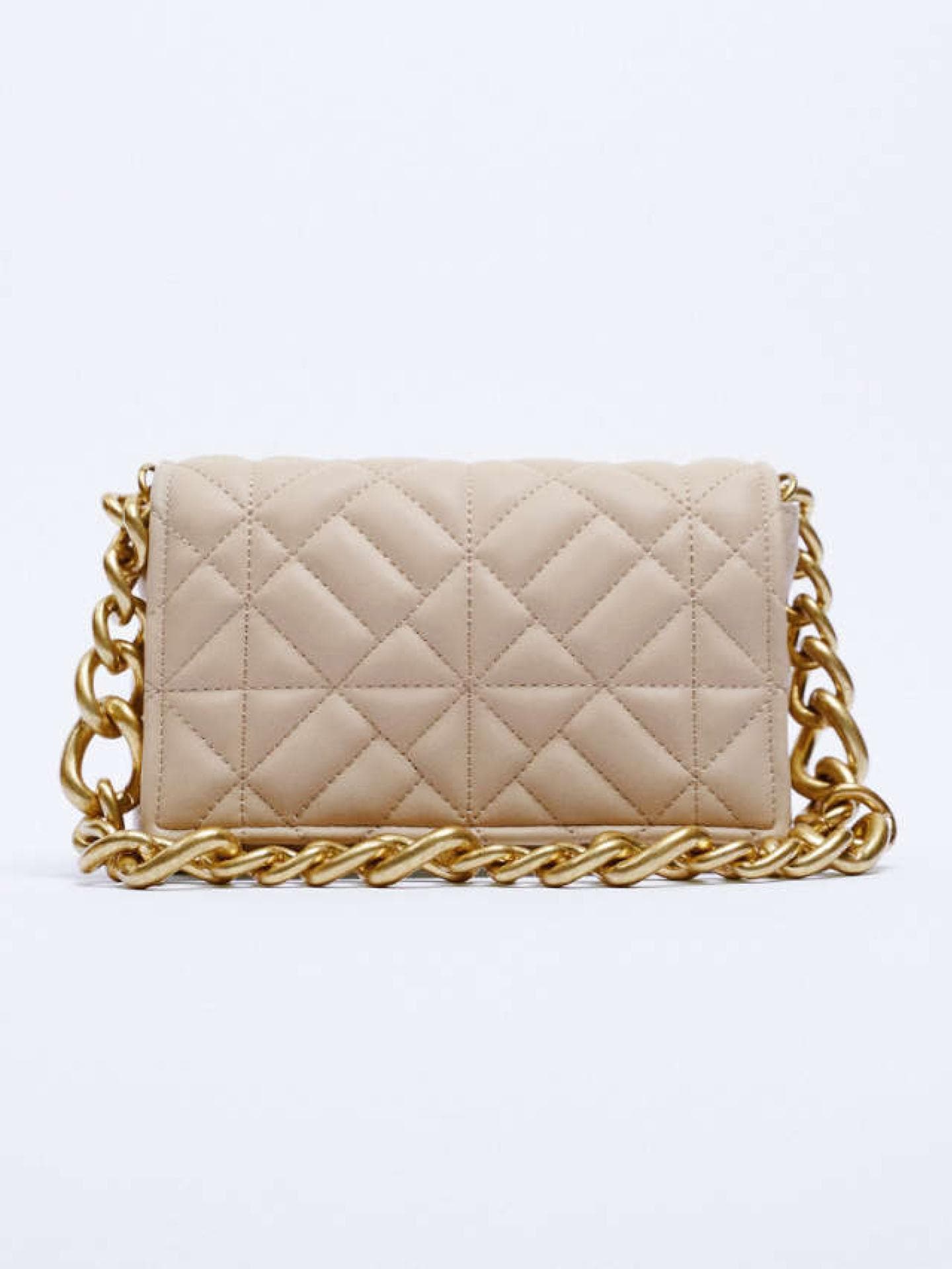 Tasche Zara beige gesteppt