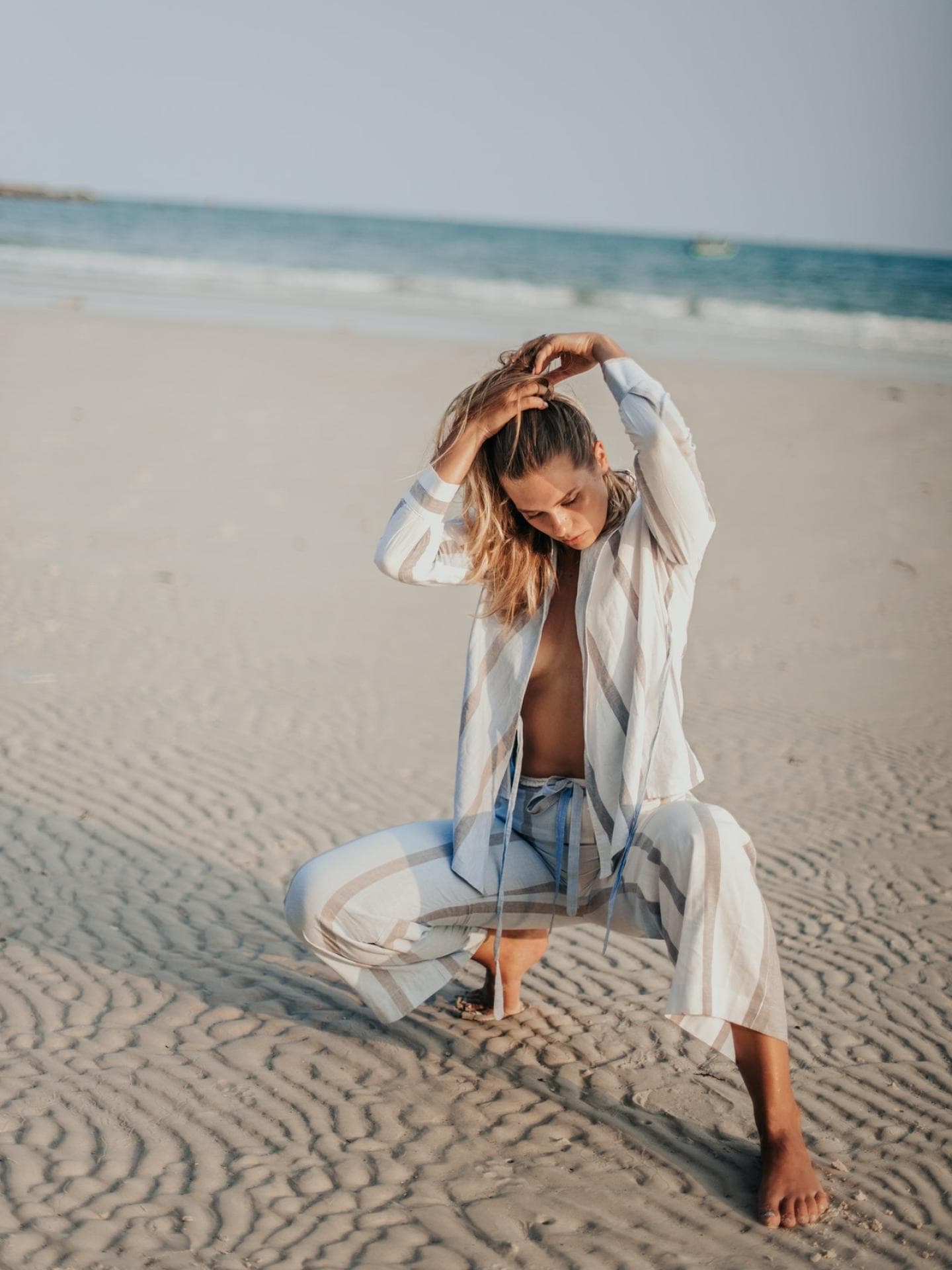 Frau am Strand