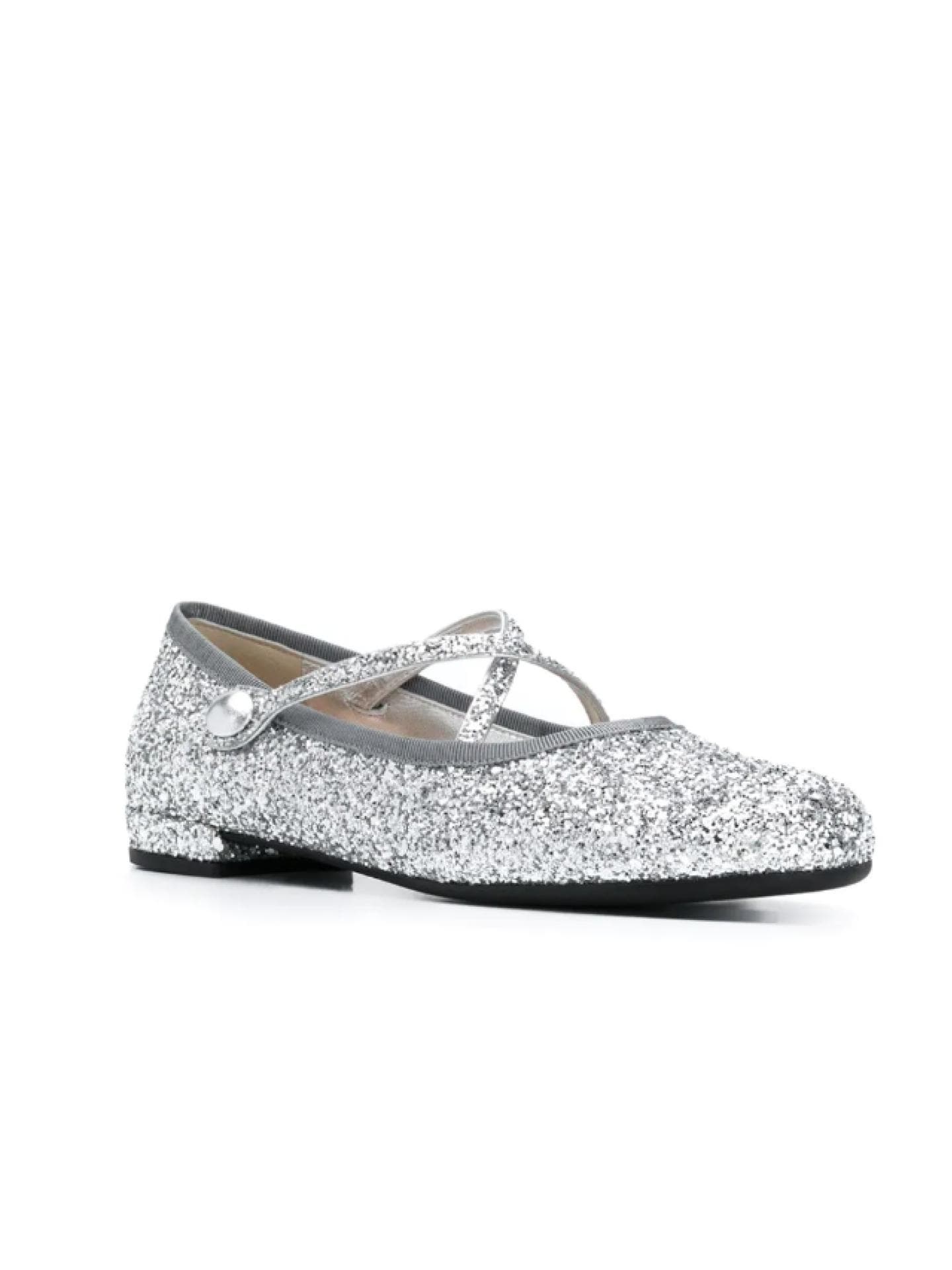 Ballerinas mit Glitzer von Miu Miu