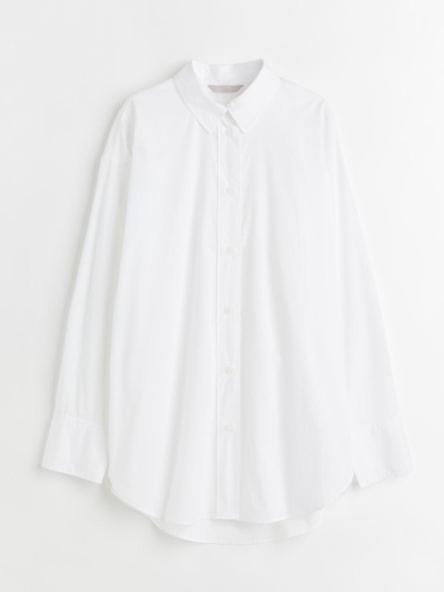 H&M Basic weißes Hemd