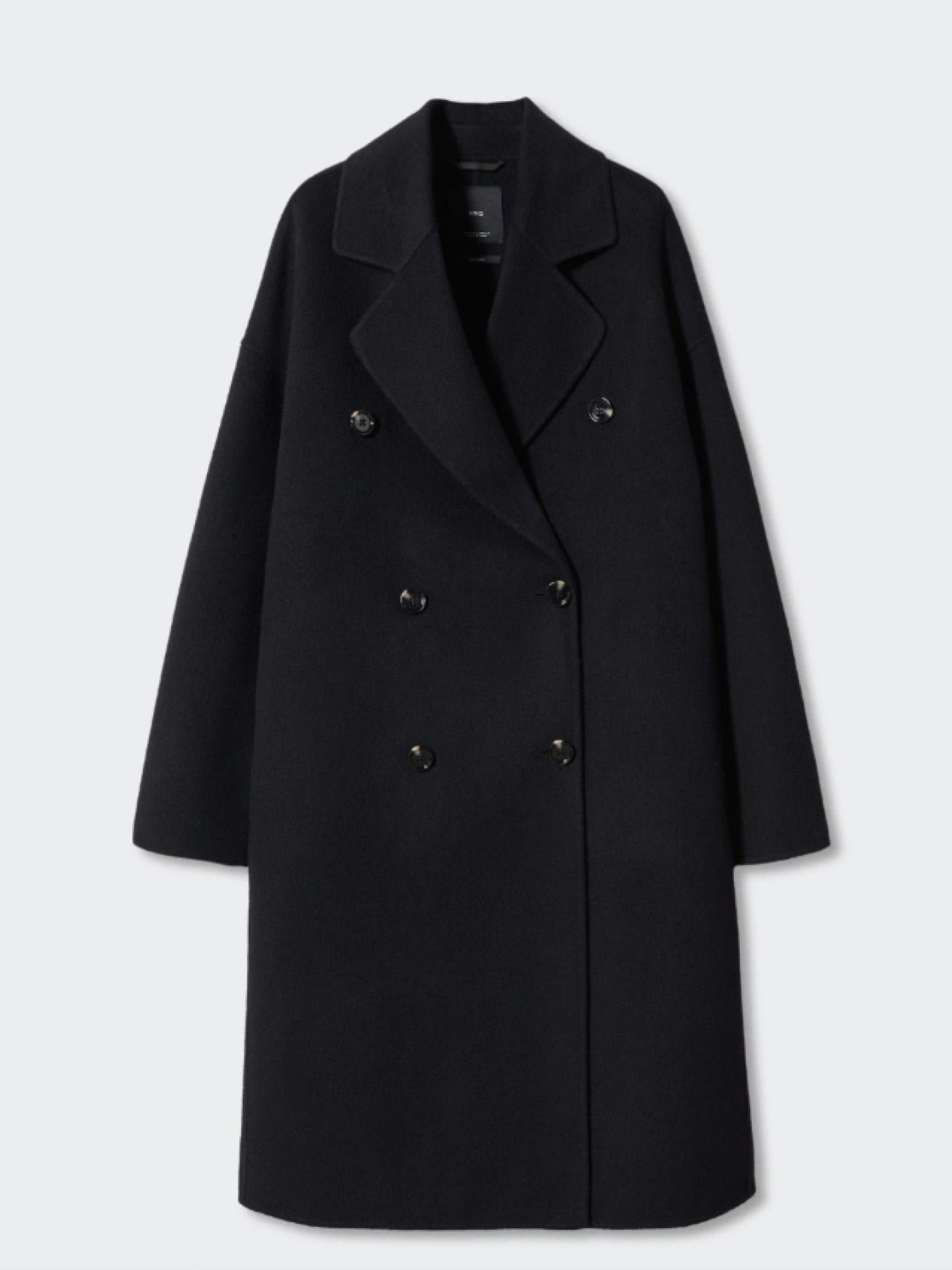 Schwarzer Mantel von Mango