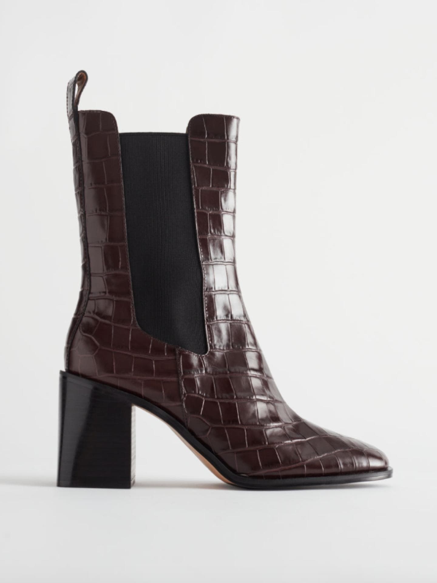Ankle Boots in Kroko-Optik