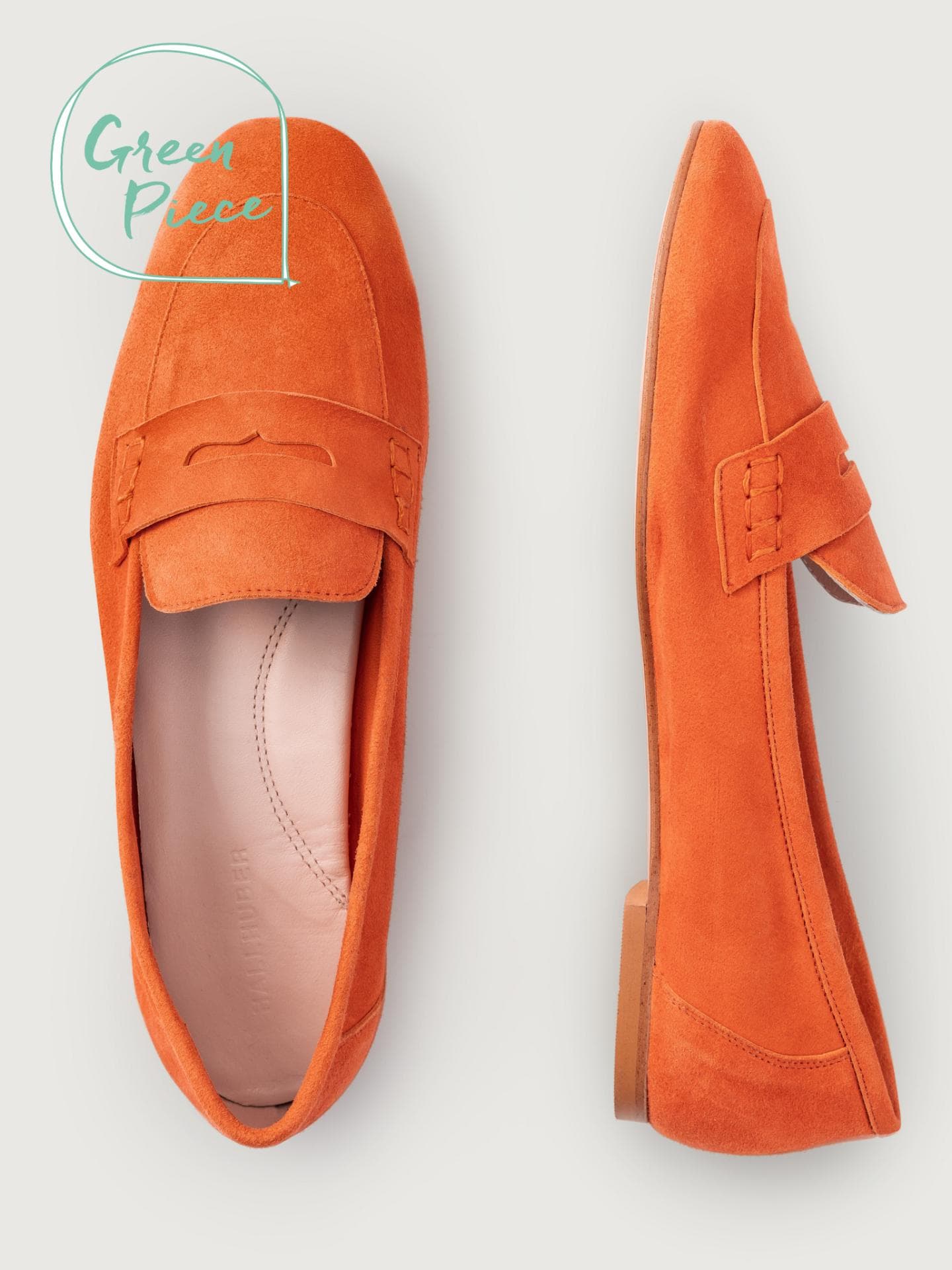 Loafers orange Hallhuber Green Piece