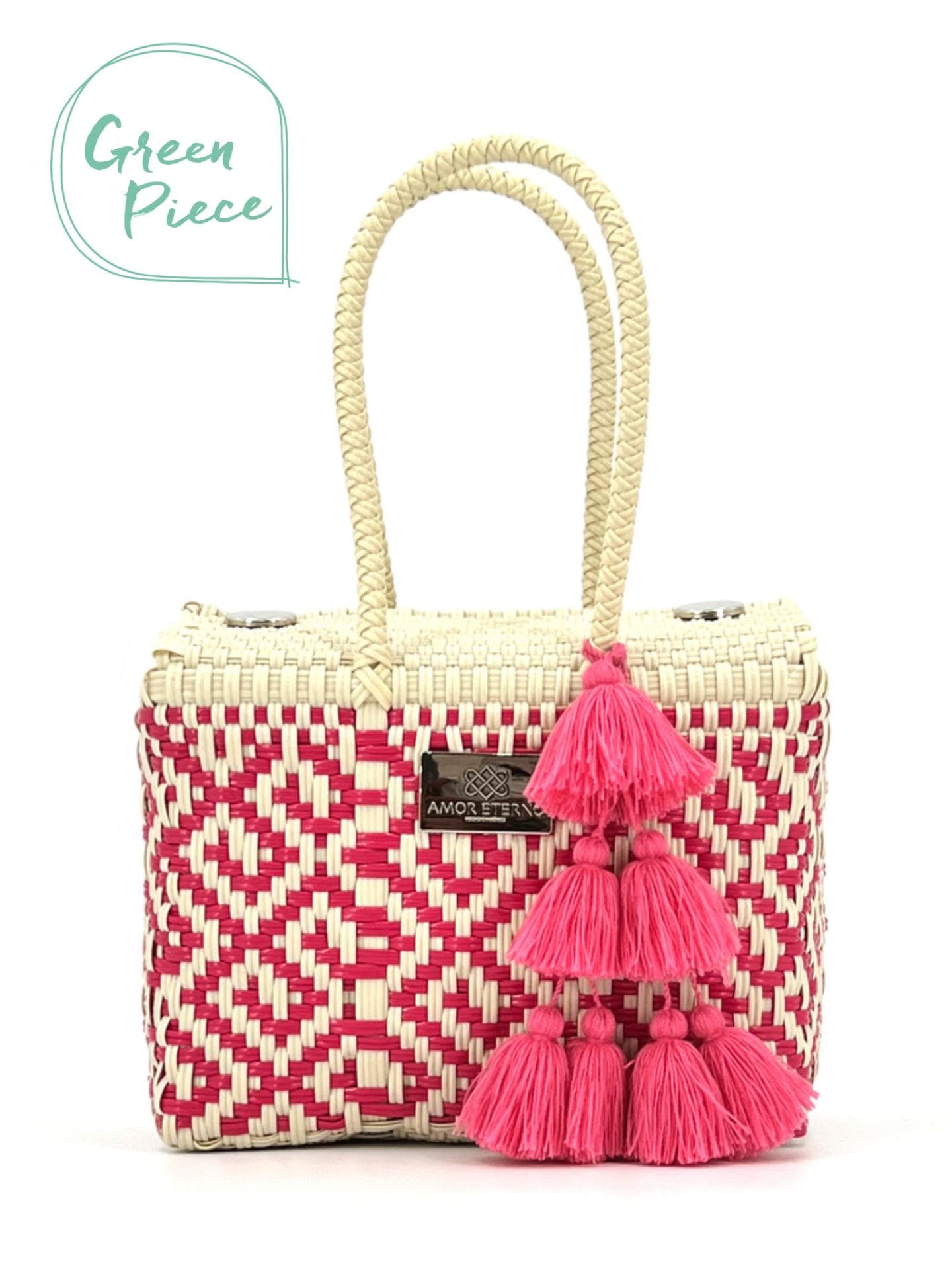 Tasche Ada von Amor Eterno Viva Magenta Green Piece