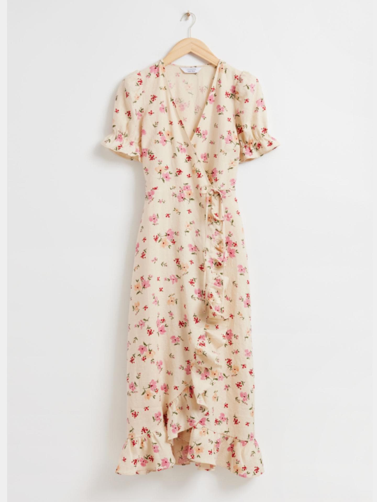 Blumenkleid im Wickelstil von & Other Stories