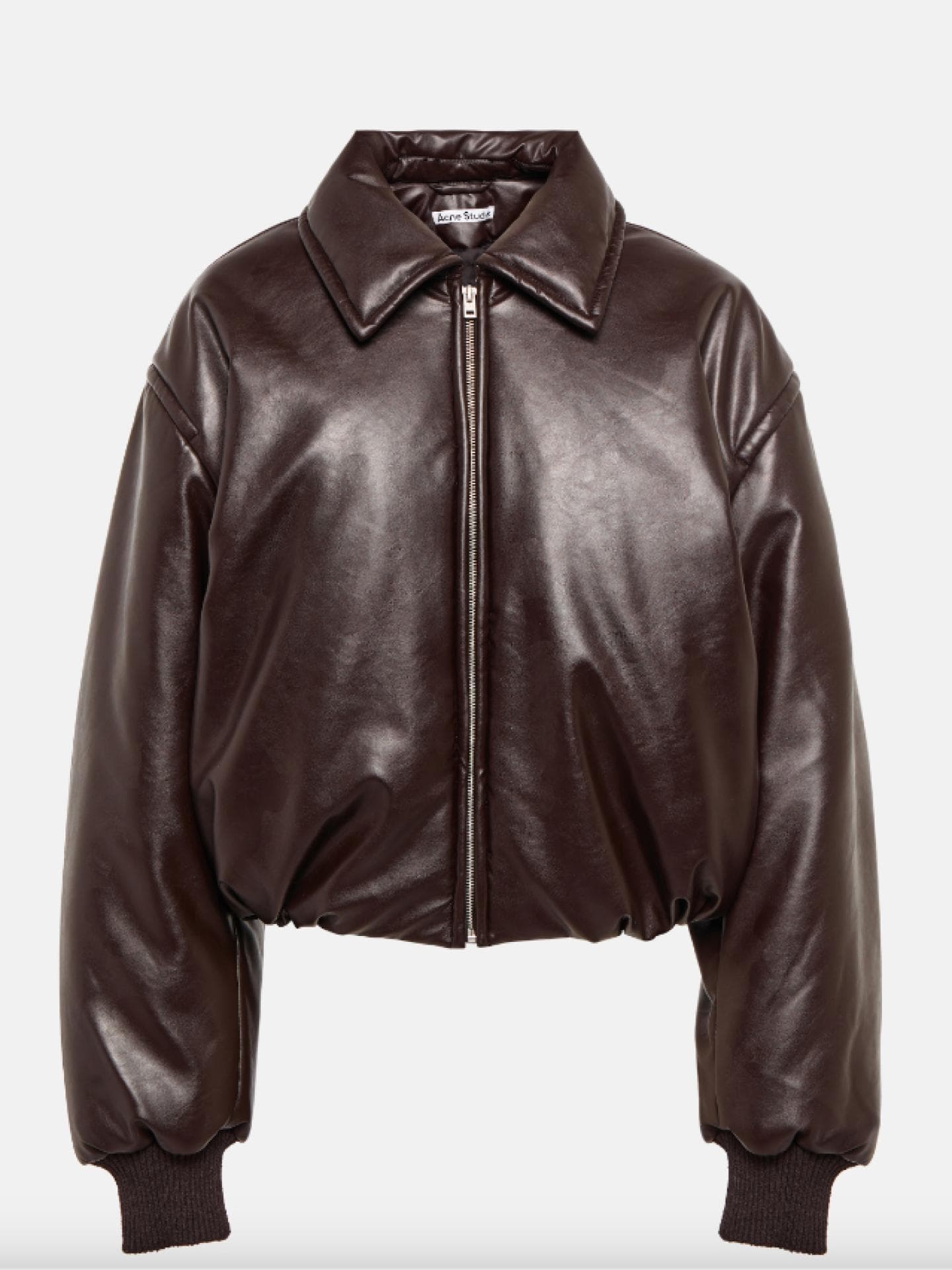Lederjacke im Bomber-Stil von Acne Studios