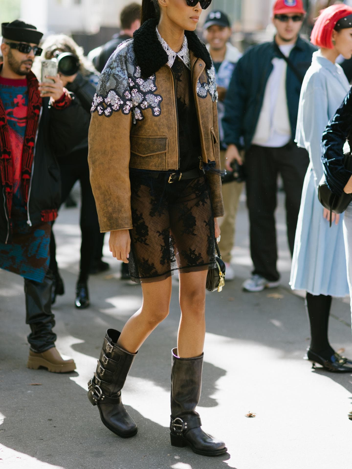 Streetstyle mit Biker Boots