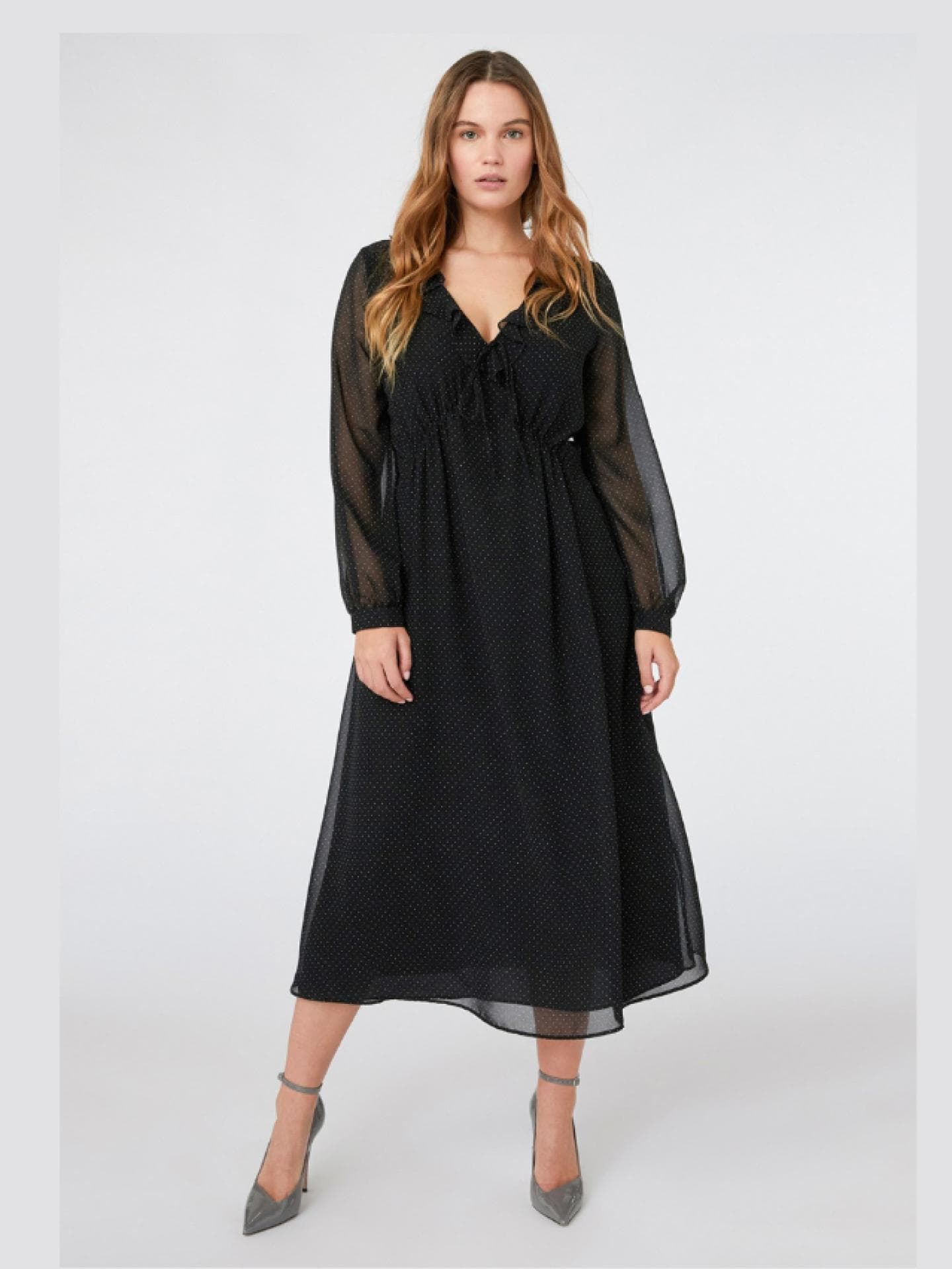 Frühlingskleid für Curvy-Frauen