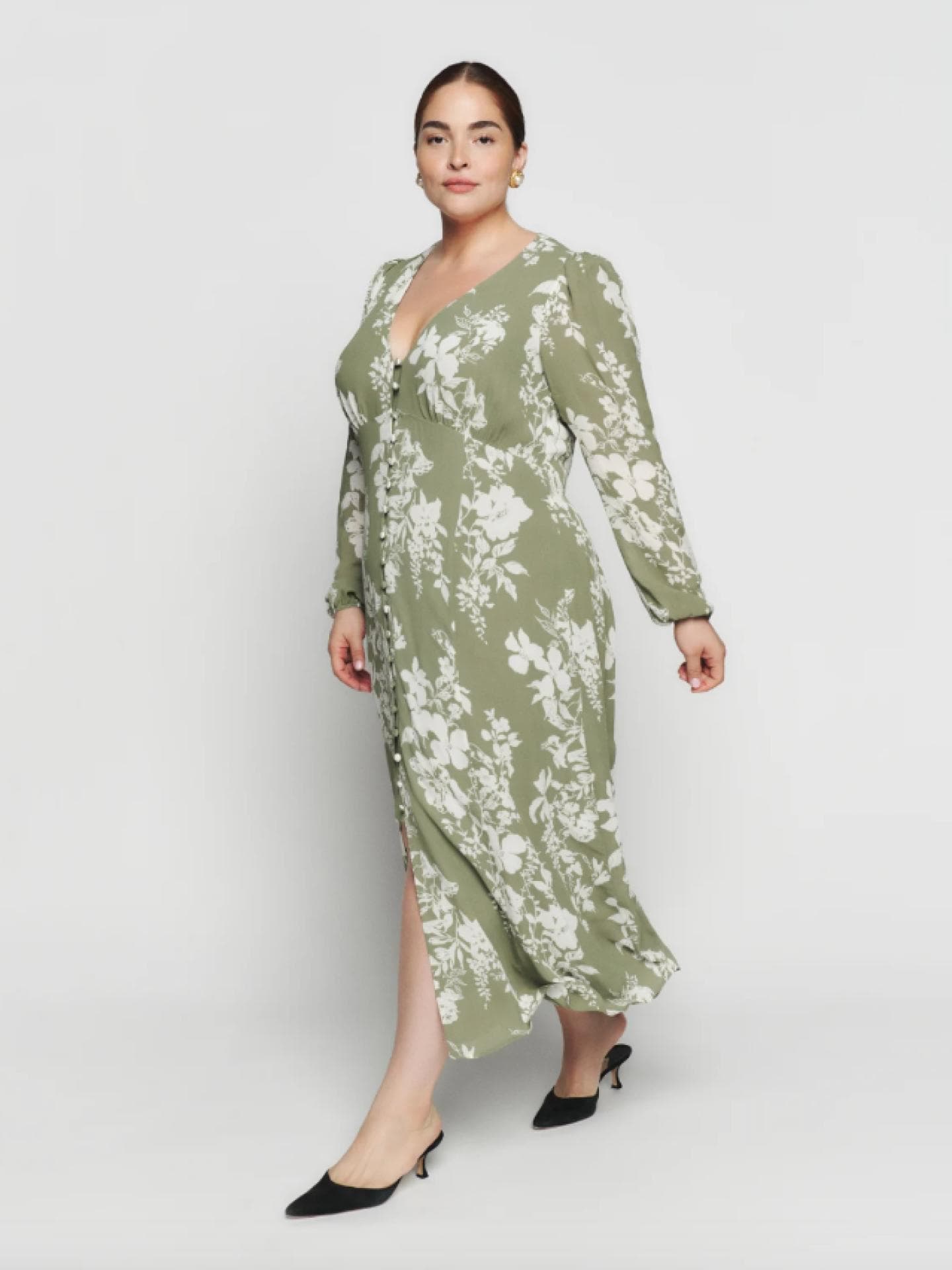 Frühlingskleid für Curvy-Frauen
