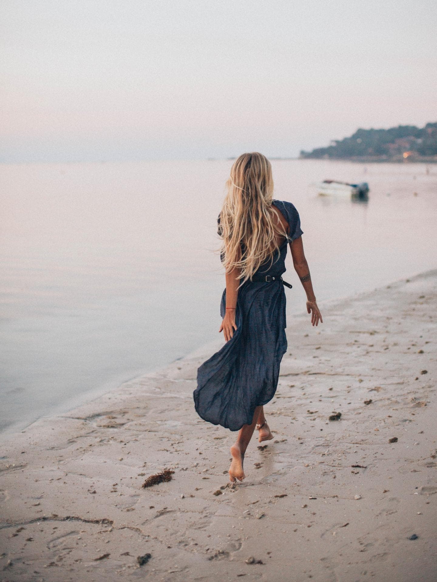 Frau Kleid Strand