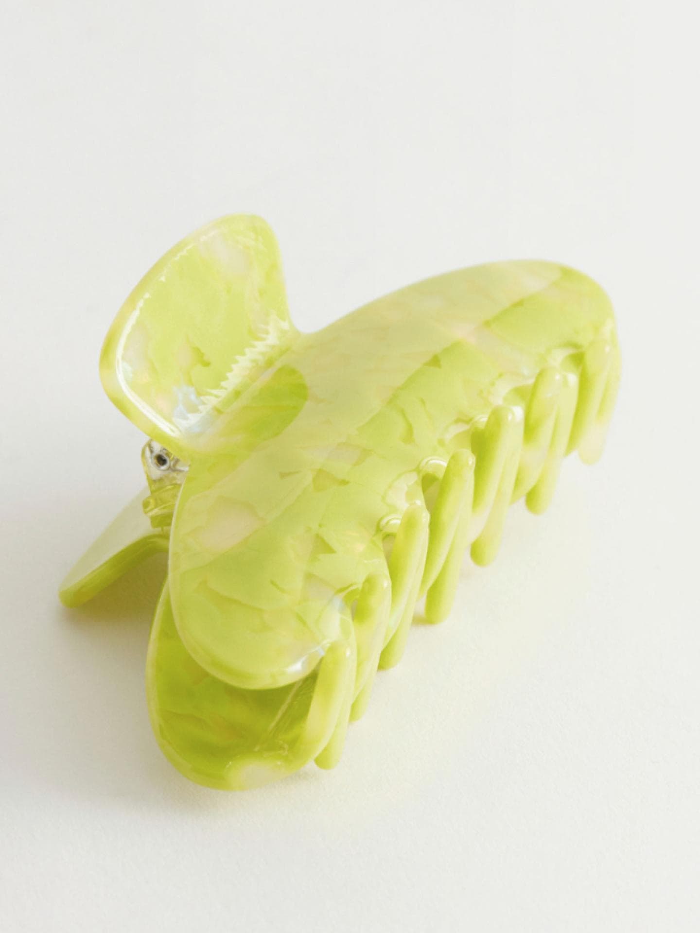 grüne Haarspange