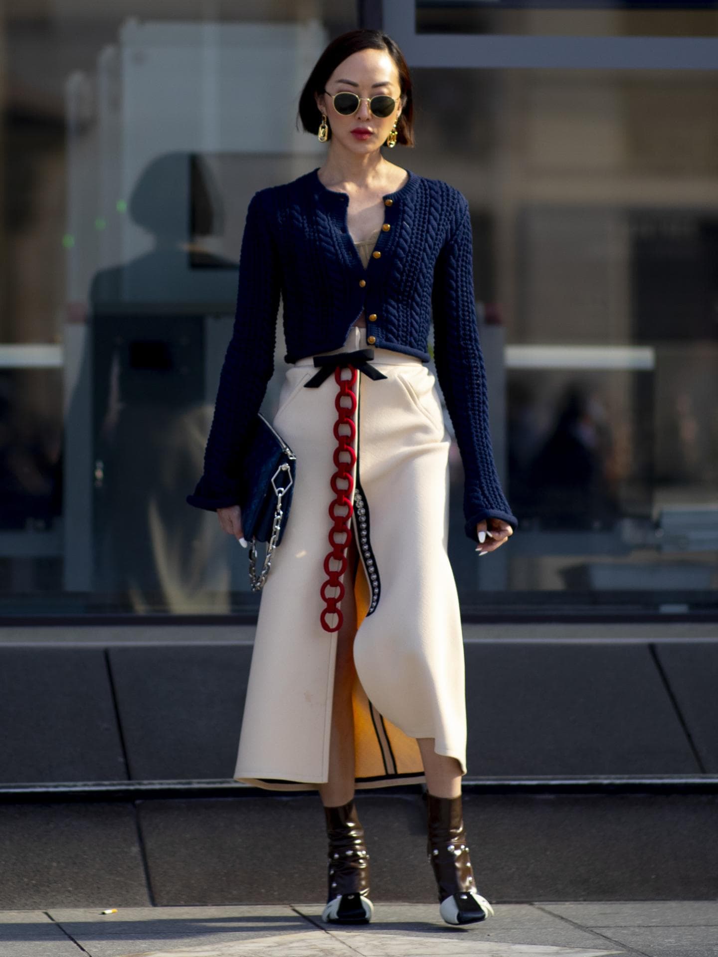 Streetstyle: Rock mit Schlitz