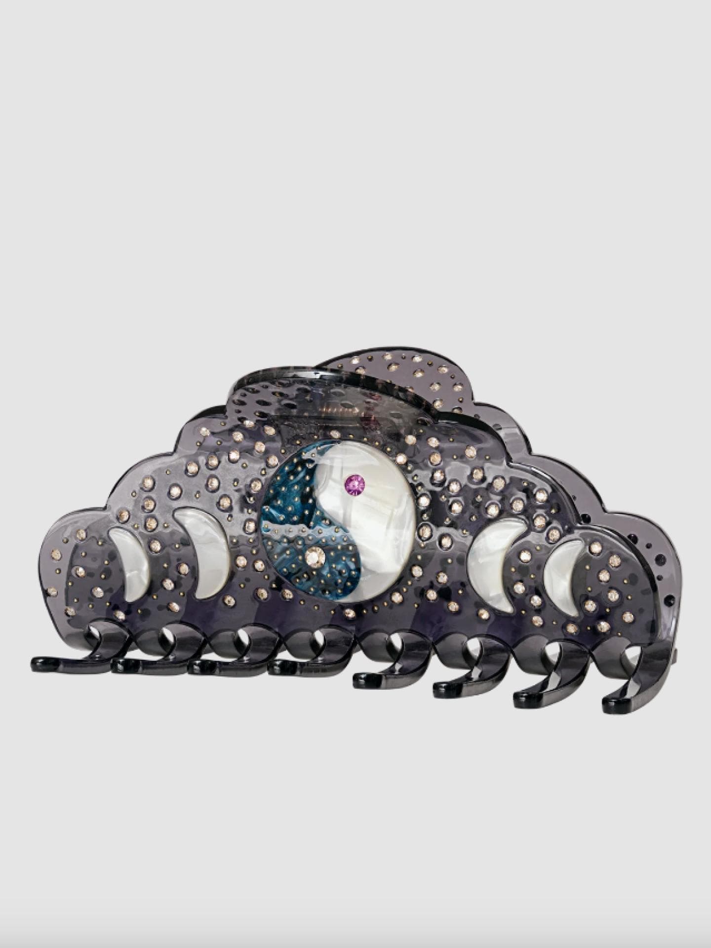 Haarspange mit Yin und Yang Muster