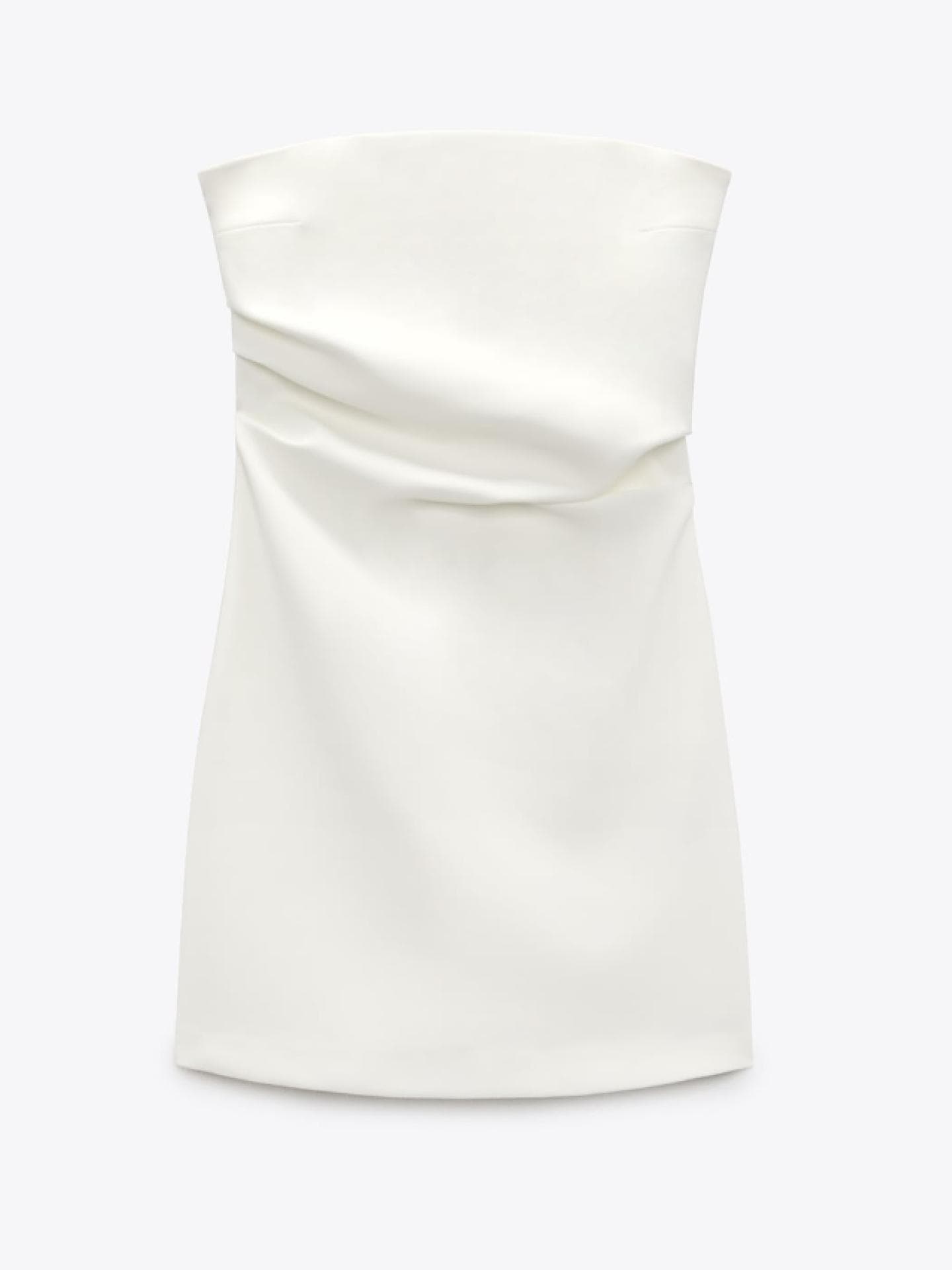 Kleid schulterfrei Zara