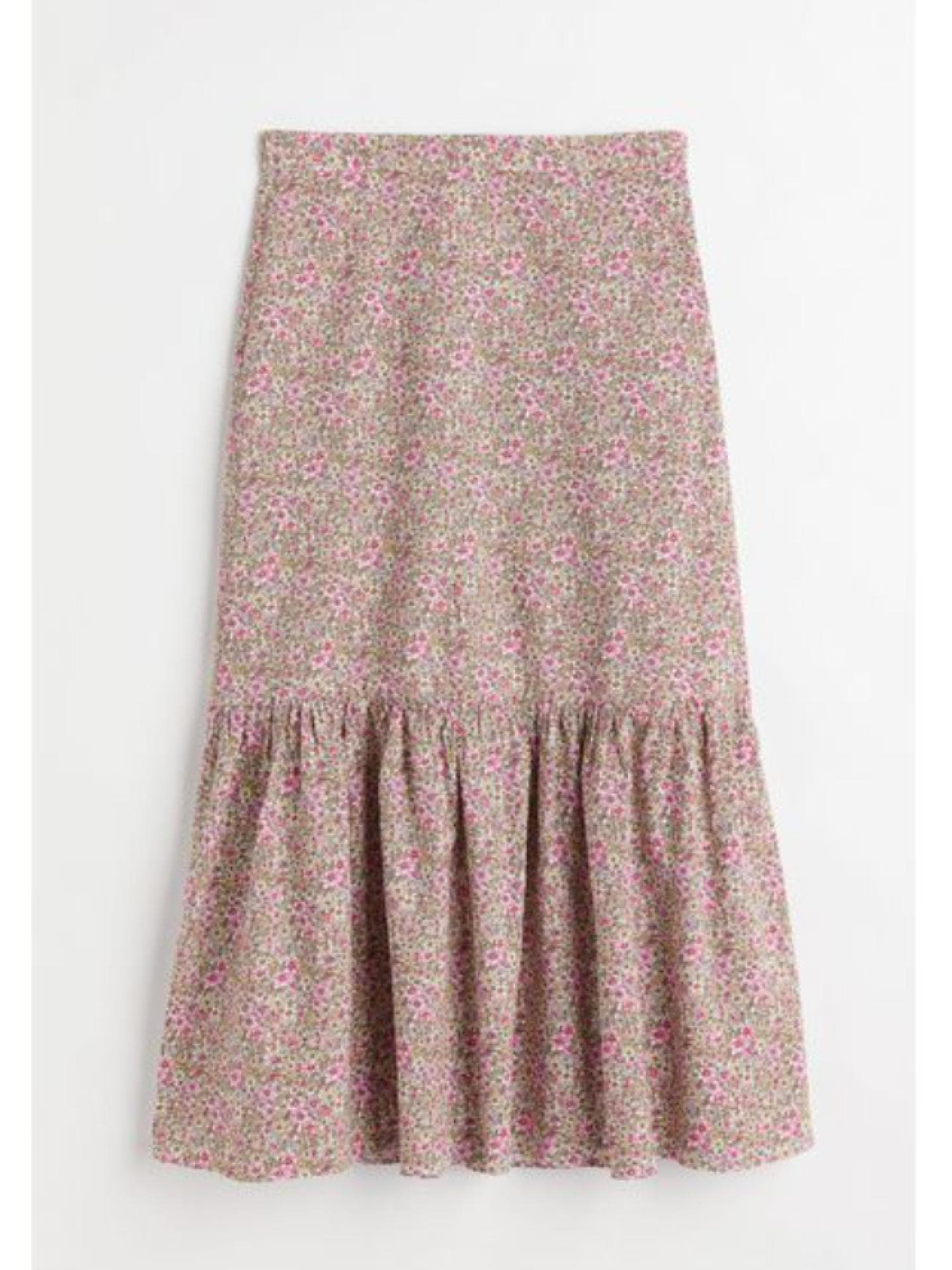 Rock geblümt H&M