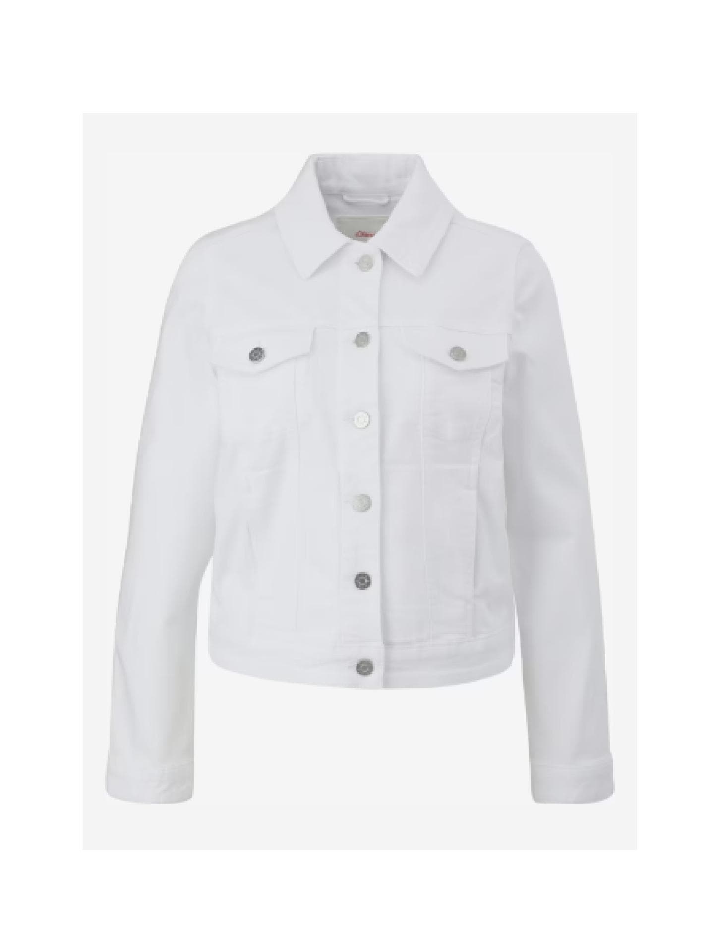 Weiße Jeansjacke