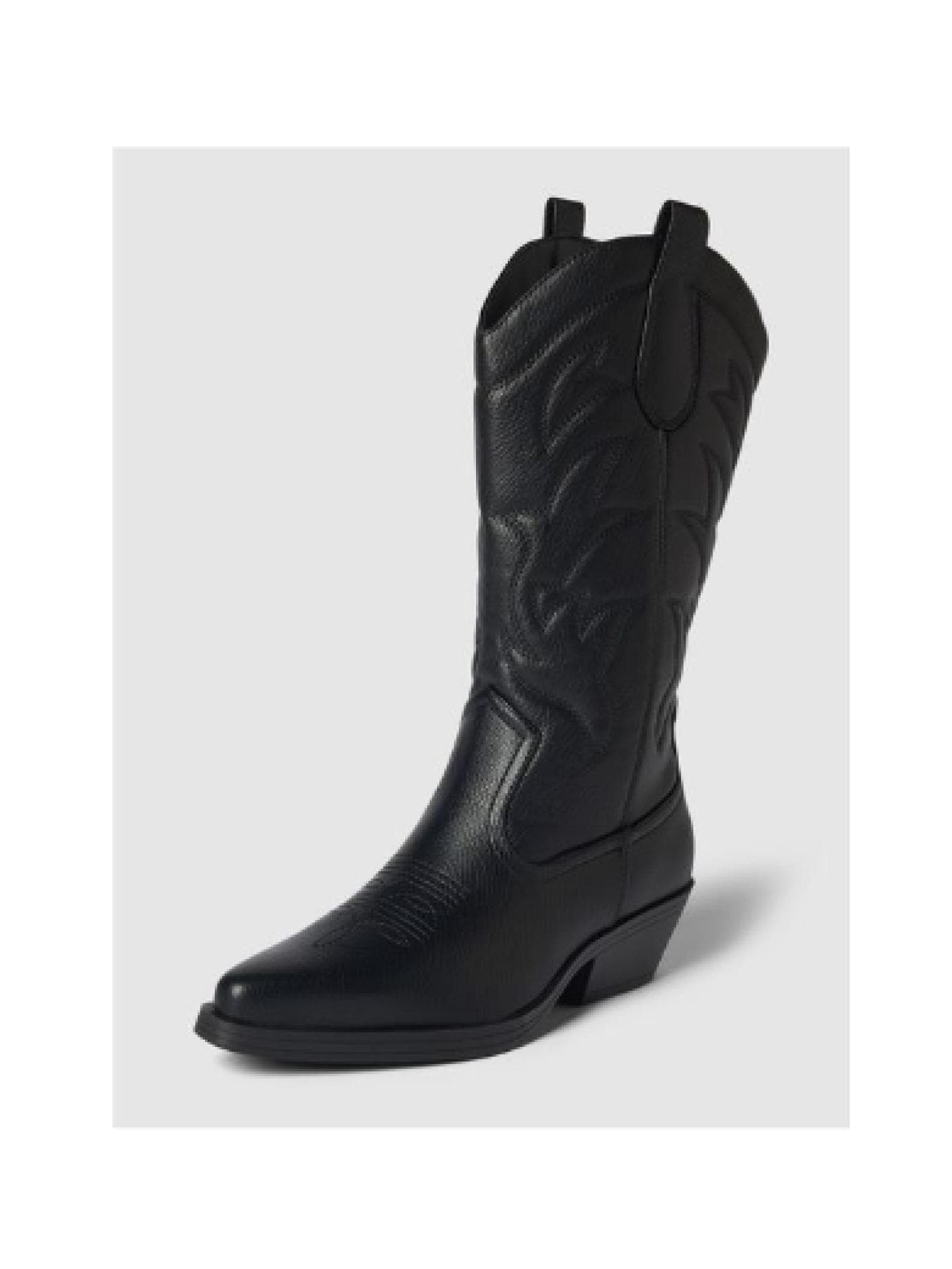Schwarzer Cowboystiefel