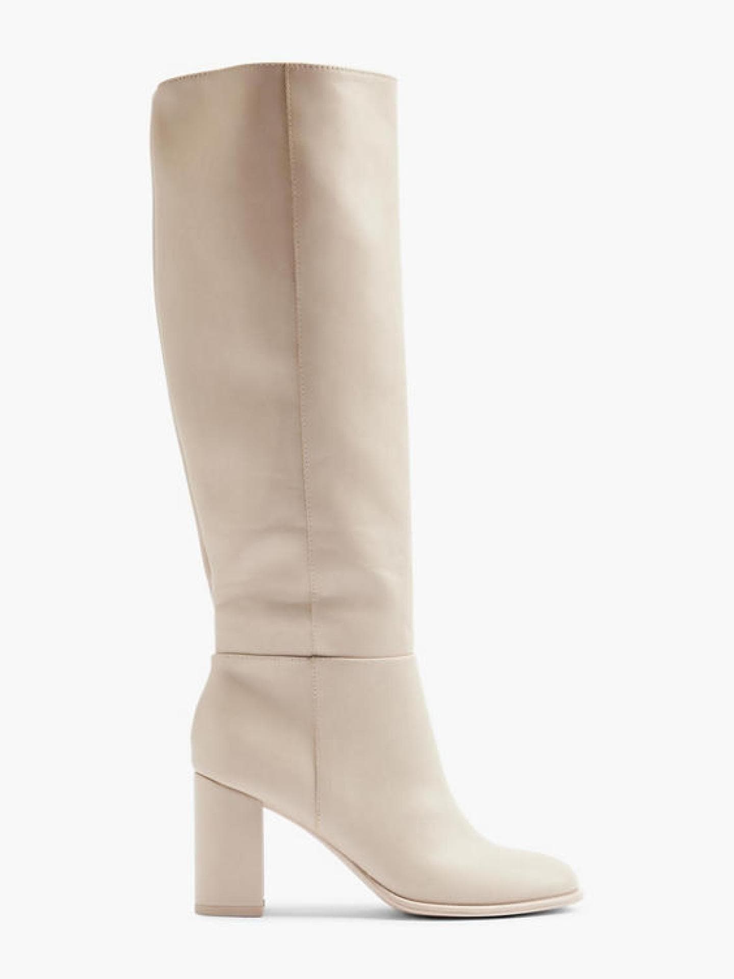 Beige Stiefel