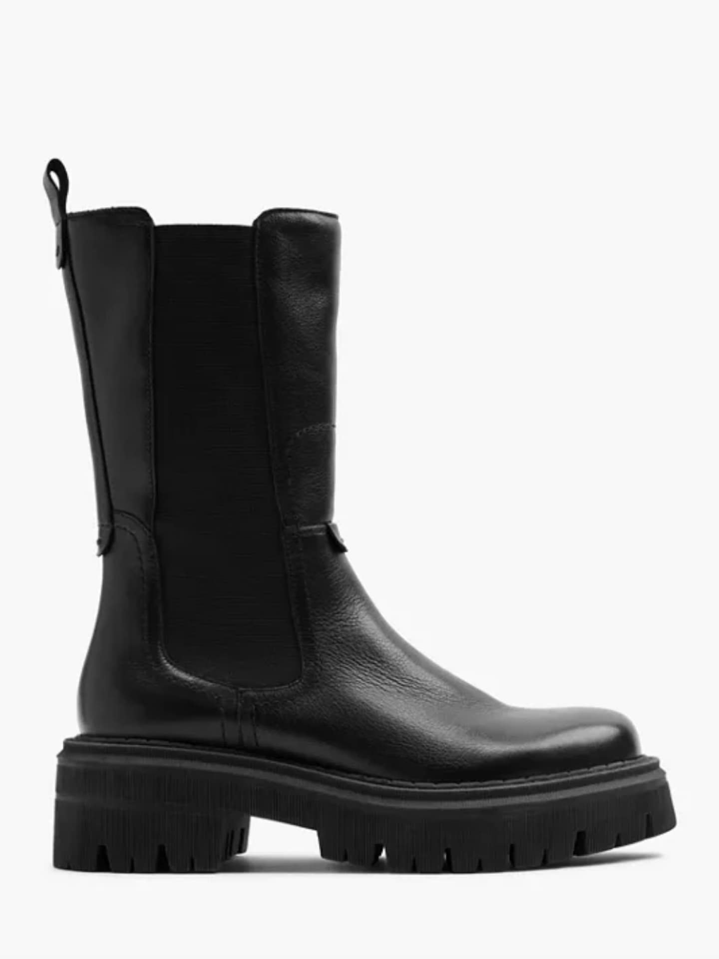 Chelsea Boots in Schwarz von Deichmann mit Plateausohle