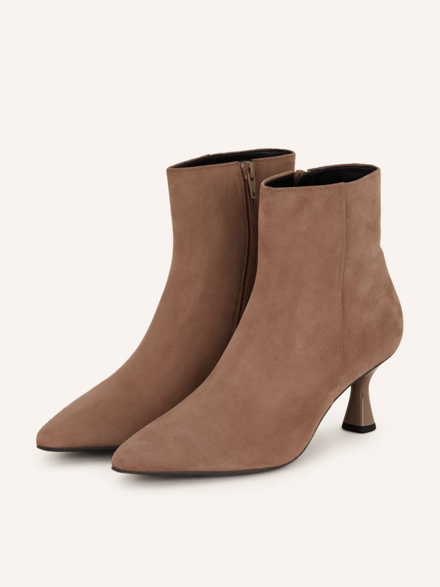 Stiefelette mit Absatz von Högl in Taupe Ankle Boot