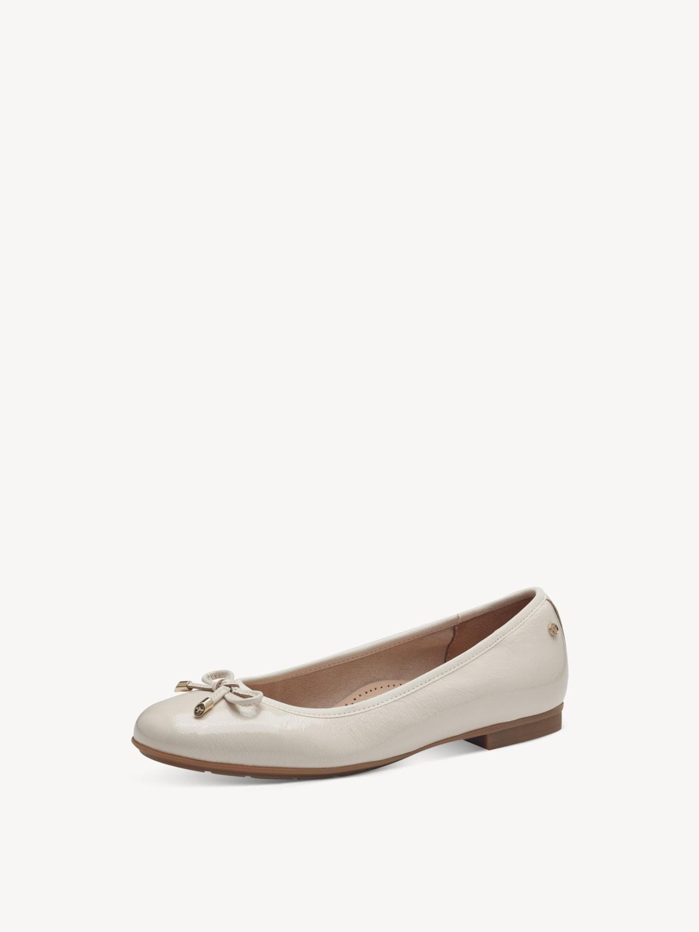 Cremefarbene Ballerinas von Tamaris