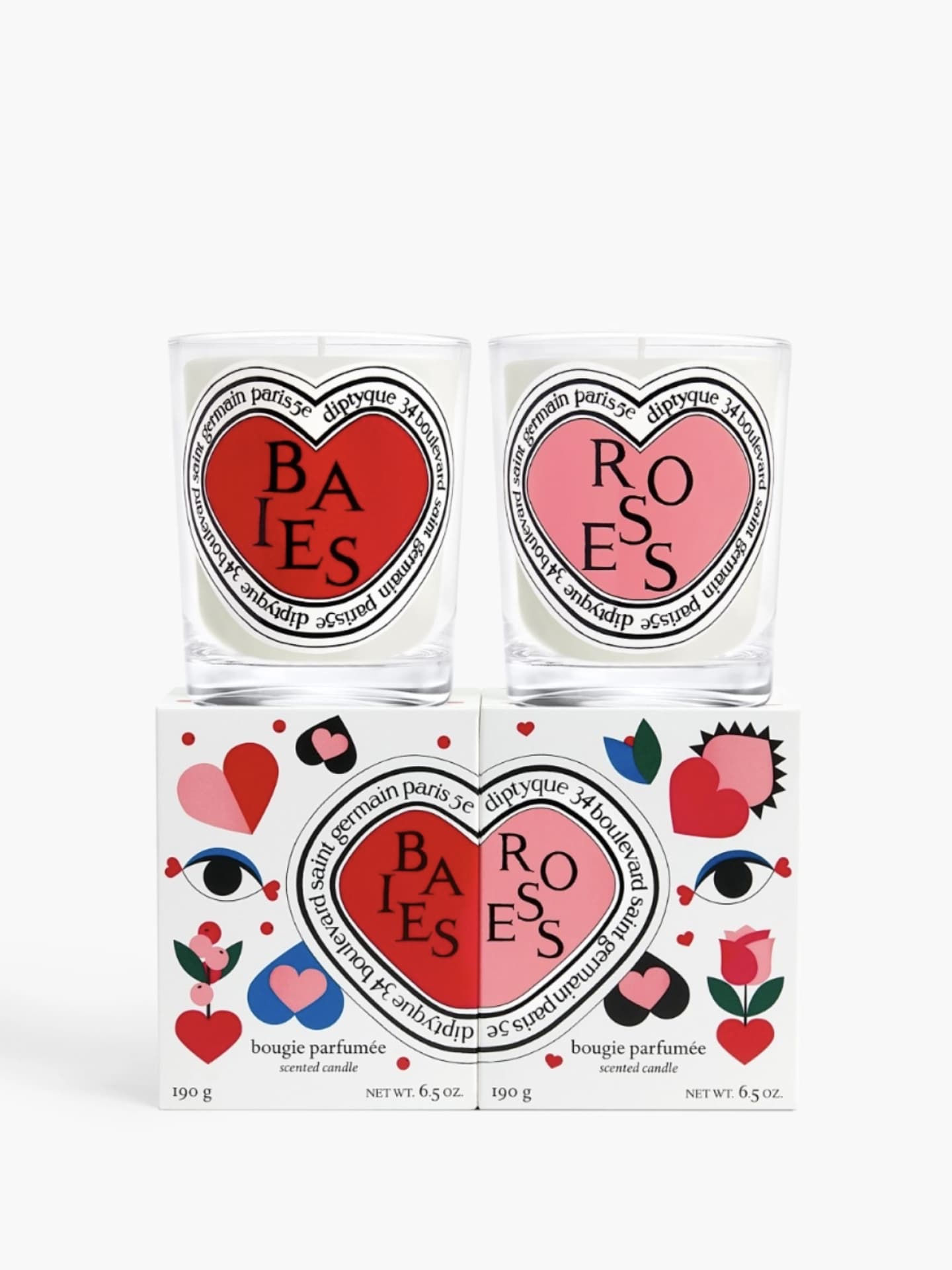 Valentinstags-Kerzen