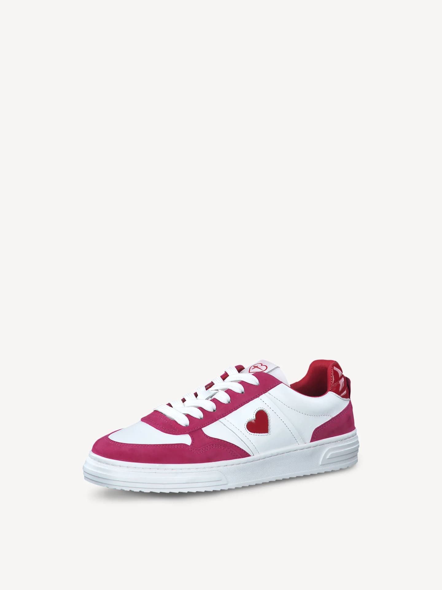 Sneaker mit pinkfarbenen Akzenten