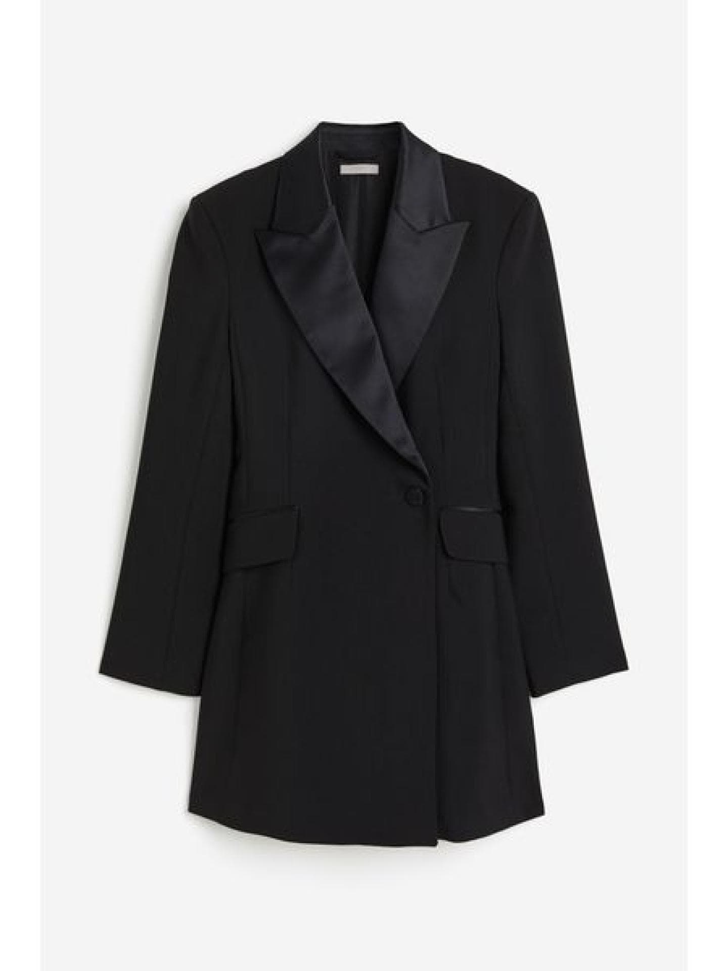 Schwarzes Blazerkleid von H&M